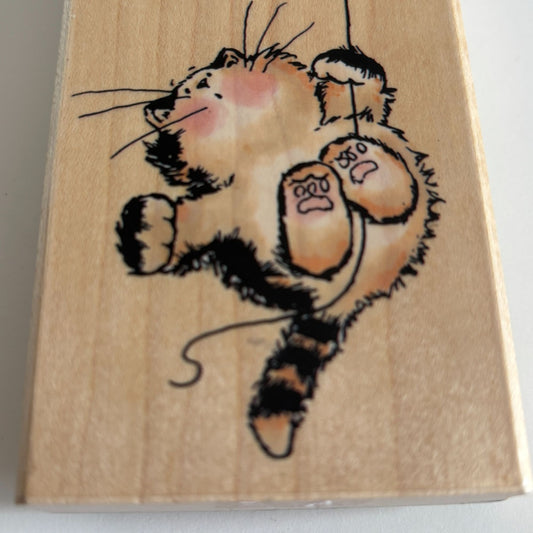 Penny Black Rubber Stamp Spooktacular Party Halloween Cat Pumpkin Balloon 1525K