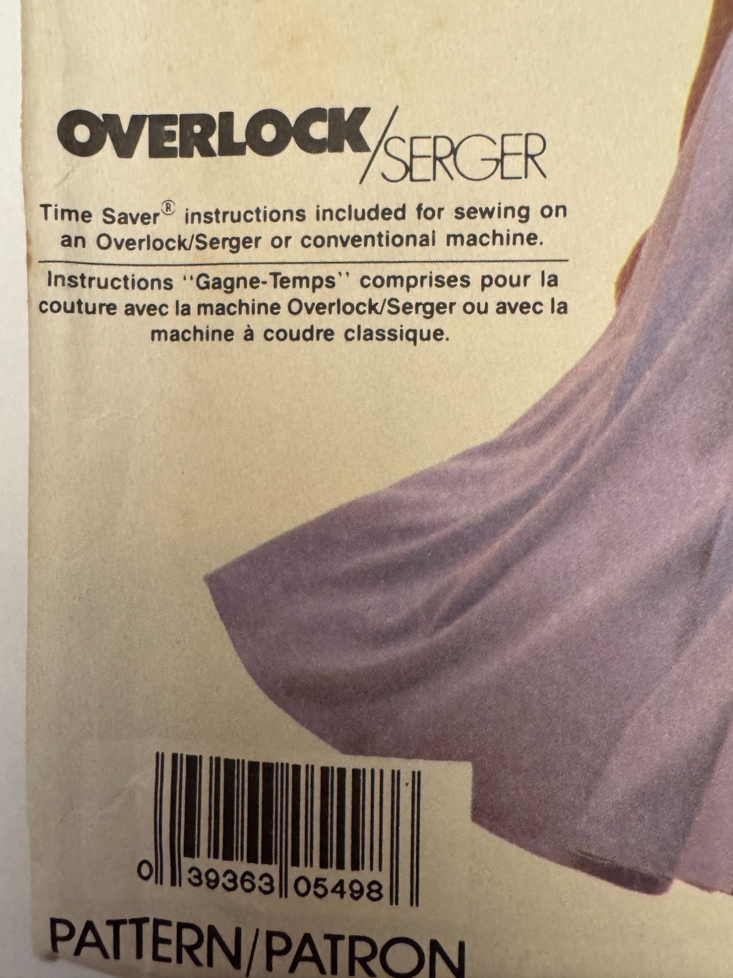 Simplicity Sewing Pattern 8637 Dress Cap Sleeves Full Skirt 10-16 Easy 1980s UC