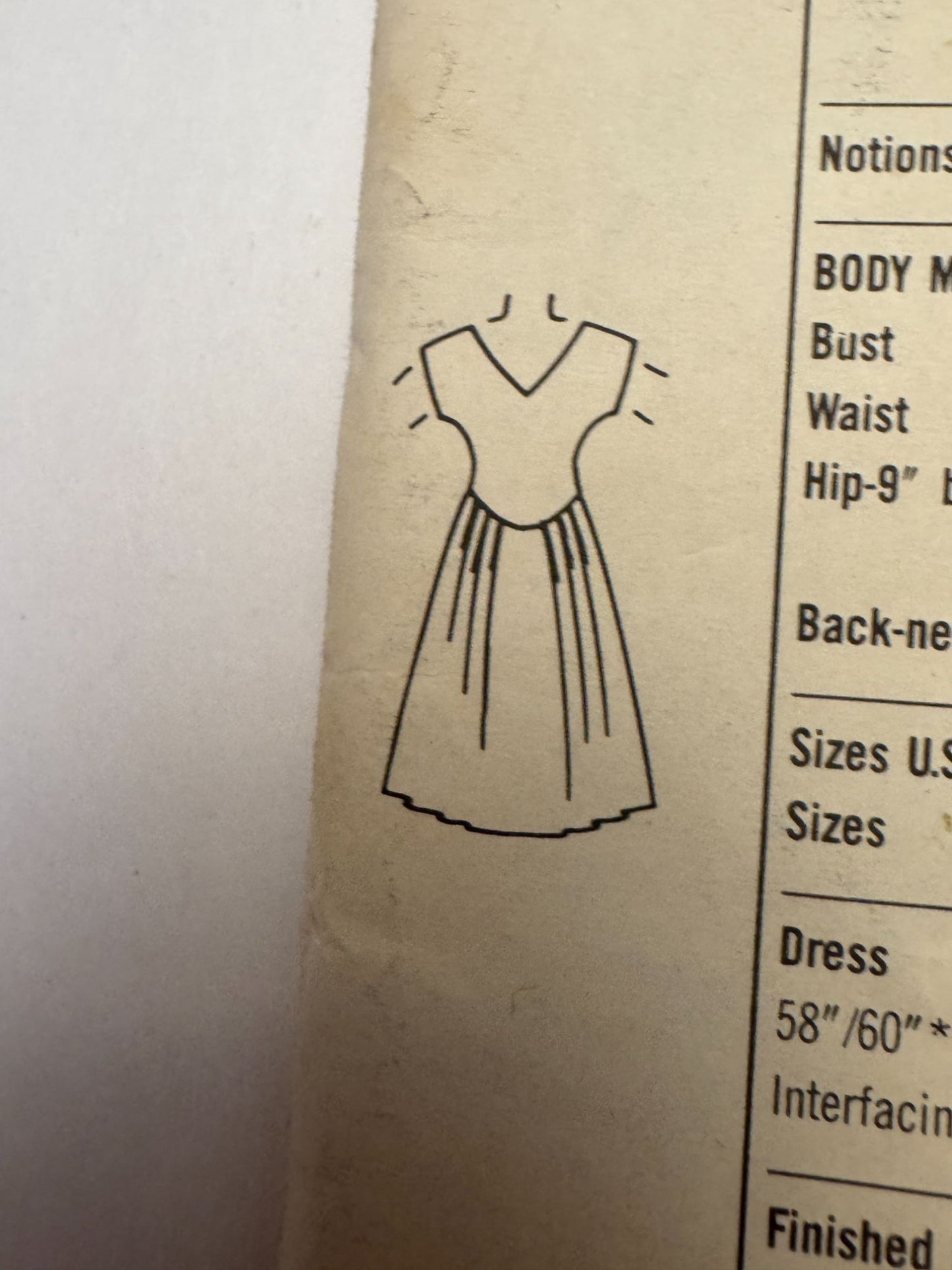 Simplicity Sewing Pattern 8637 Dress Cap Sleeves Full Skirt 10-16 Easy 1980s UC