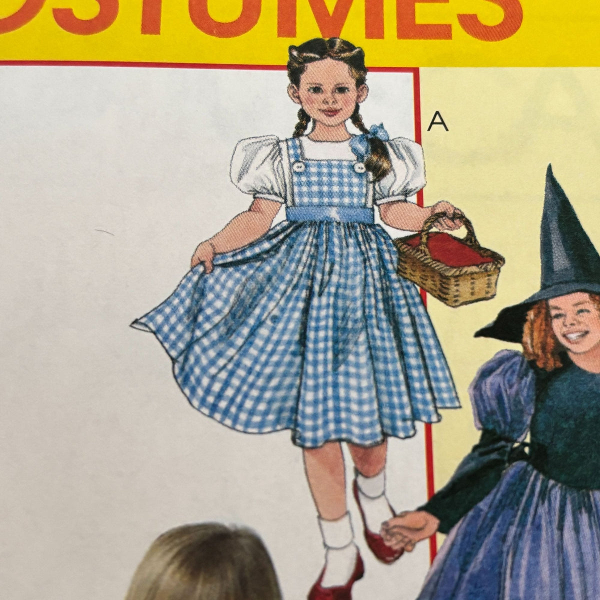 McCalls Sewing Pattern M4948 Wizard of Oz Alice Wonderland Witch Princess Halloween Costume Y2K Uncut Girls 3-8