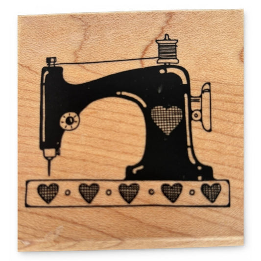 Stampin Up Sewing Machine Rubber Stamp Craft Stamp Quilting Sewing Cardmaking