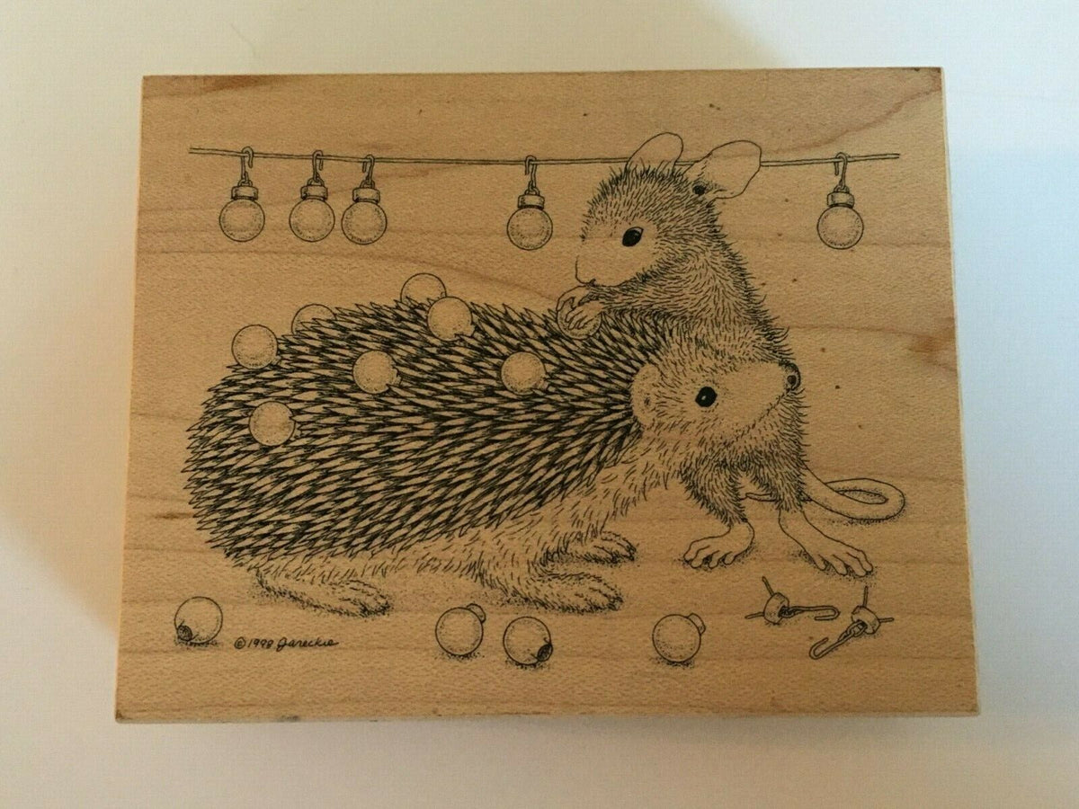 Stampa Rosa Rubber Stamp House Mouse Fashion Statement Christmas Ornament Amanda