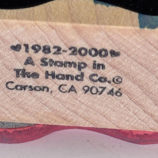 A Stamp In The Hand Rubber Stamp Abstract Paint Blob Shape Label Frame Texture