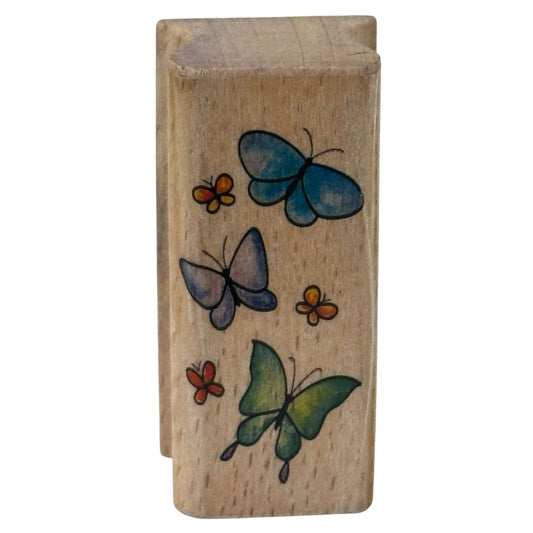 Stampcraft Rubber Stamp Butterfly Spring Butterflies Background Border Crafting