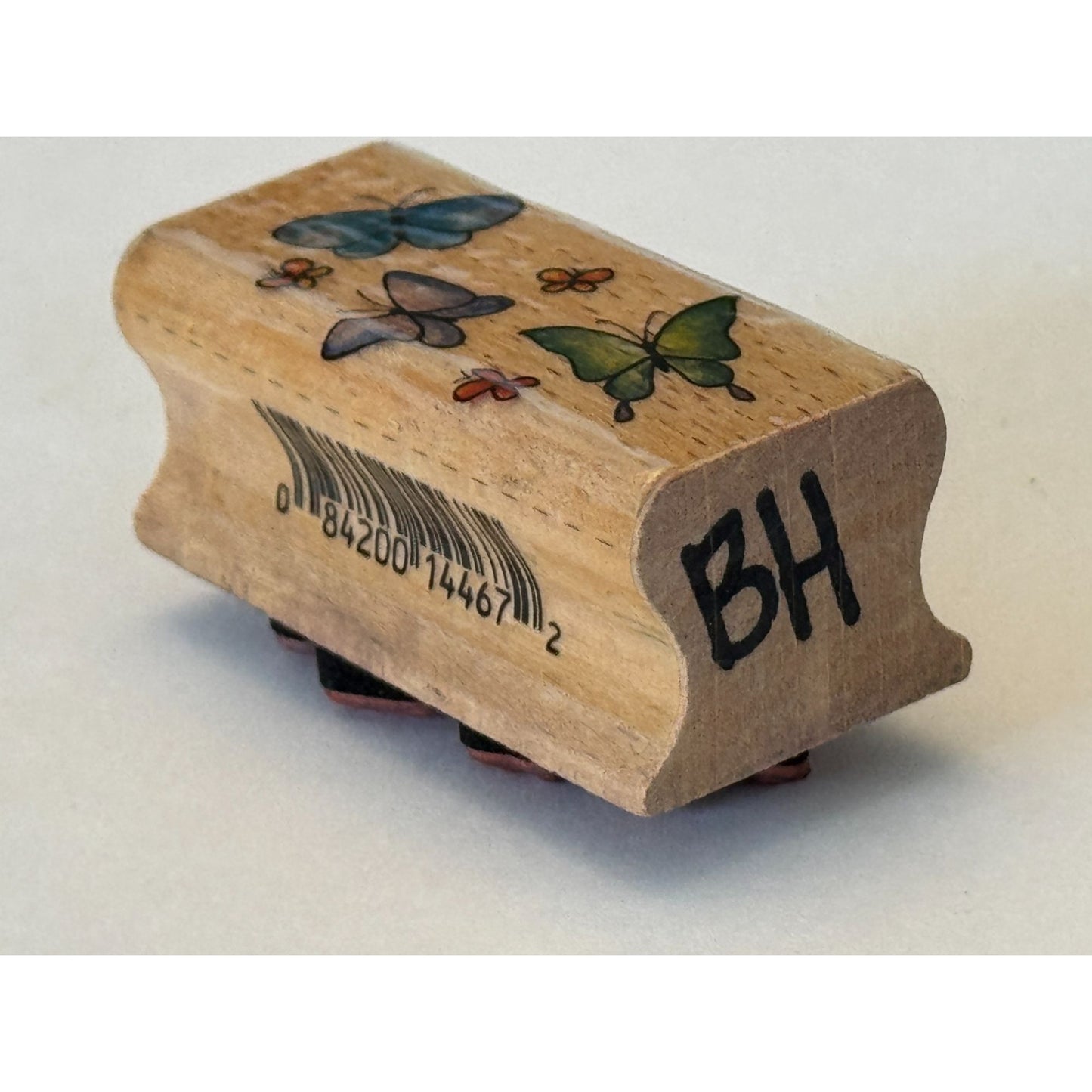 Stampcraft Rubber Stamp Butterfly Spring Butterflies Background Border Crafting