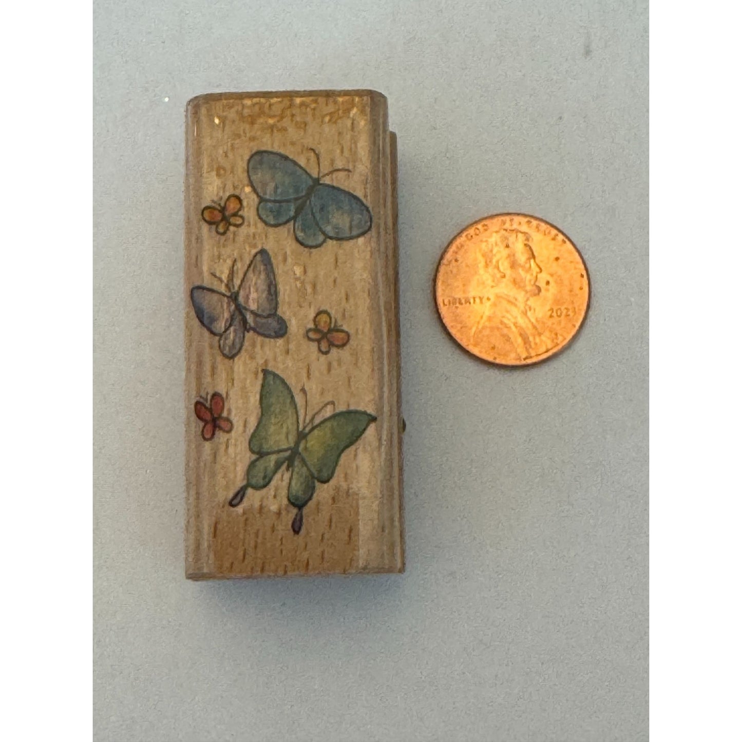 Stampcraft Rubber Stamp Butterfly Spring Butterflies Background Border Crafting