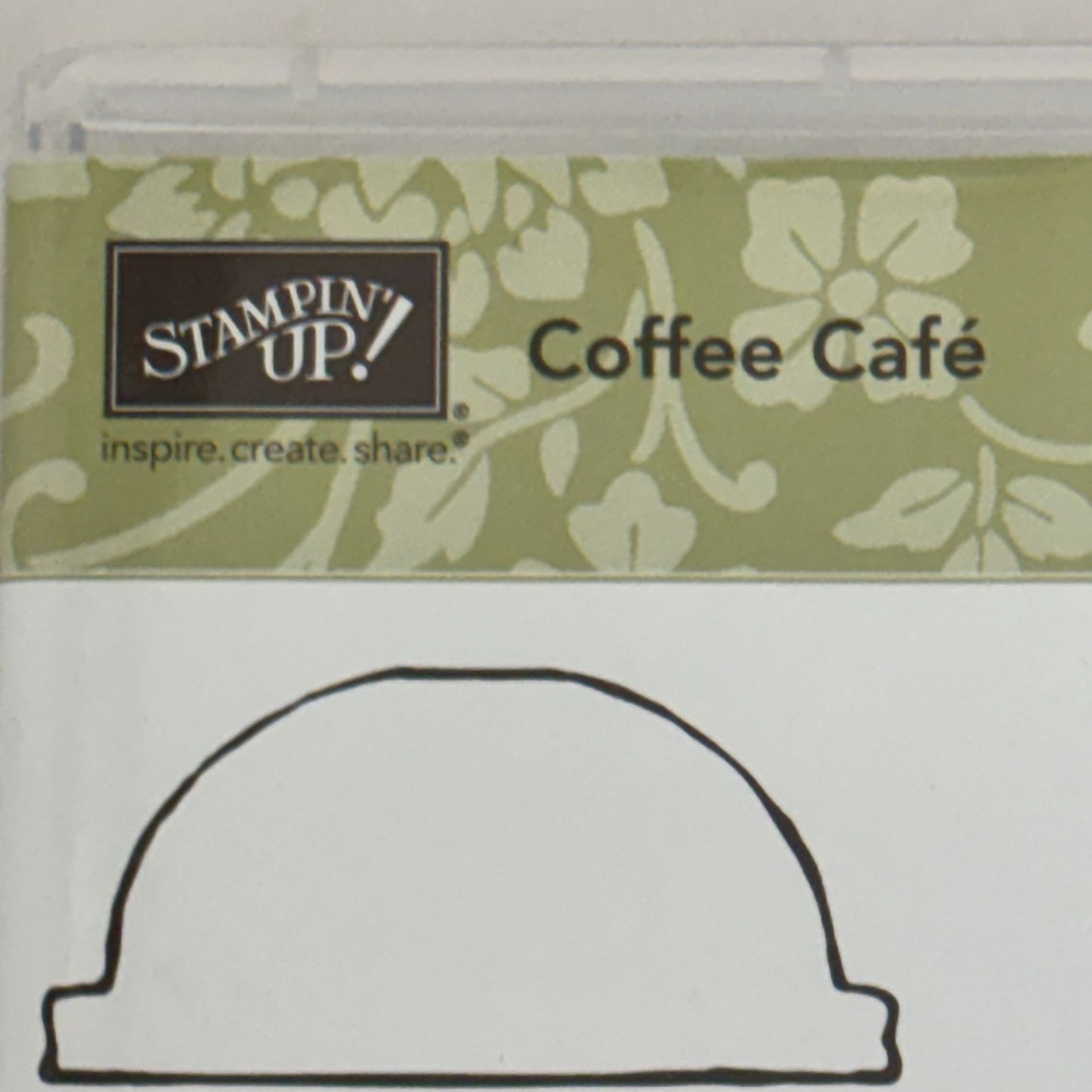 Stampin Up Coffee Cafe Acrylic Stamps Thanks a Latte Friends Cardmaking Drink Ice Straw