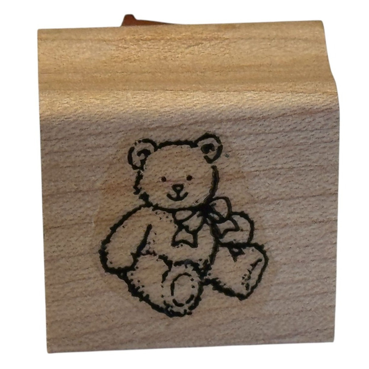 Stampin Up Rubber Stamp Teddy Bear Small Tiny Toy Stuffed Animal Card Making