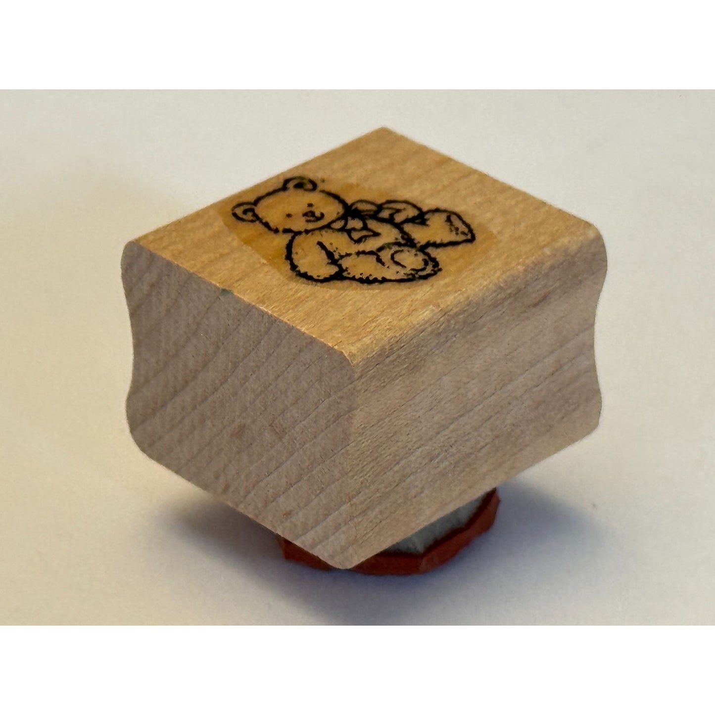 Stampin Up Rubber Stamp Teddy Bear Small Tiny Toy Stuffed Animal Card Making
