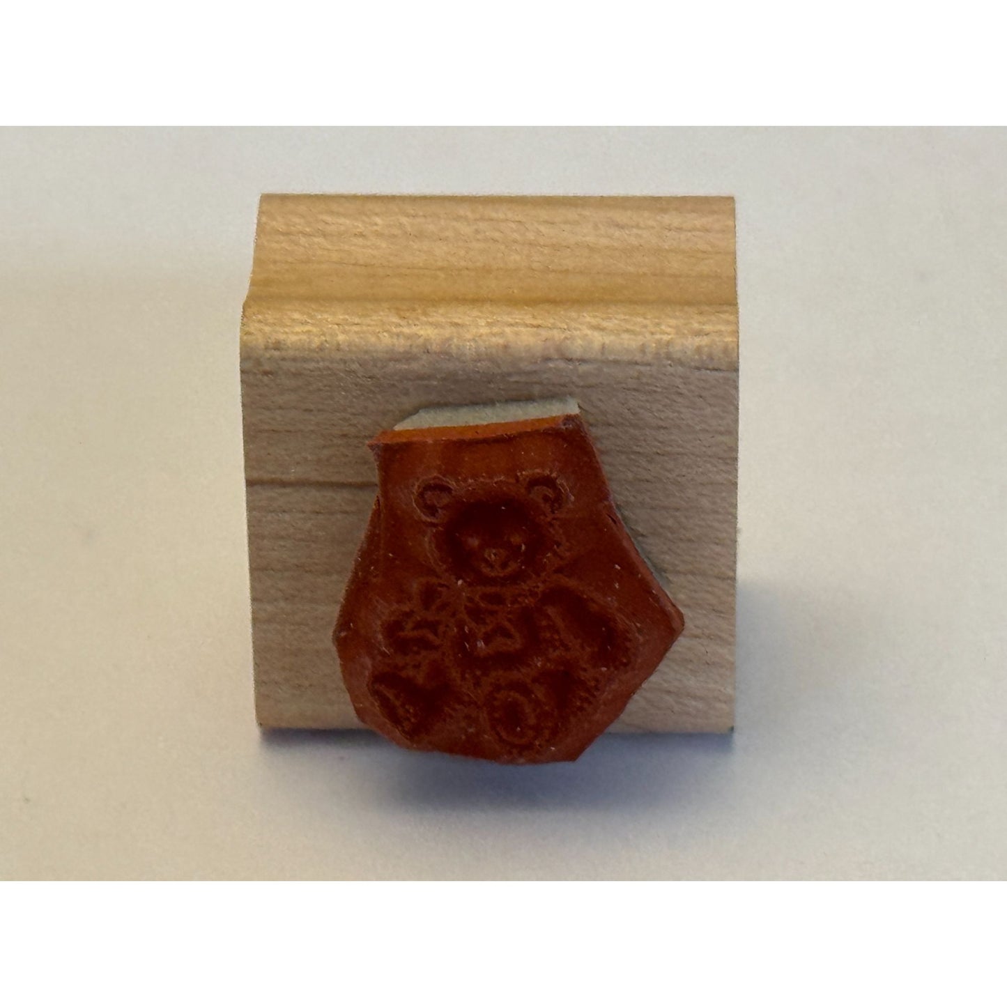 Stampin Up Rubber Stamp Teddy Bear Small Tiny Toy Stuffed Animal Card Making