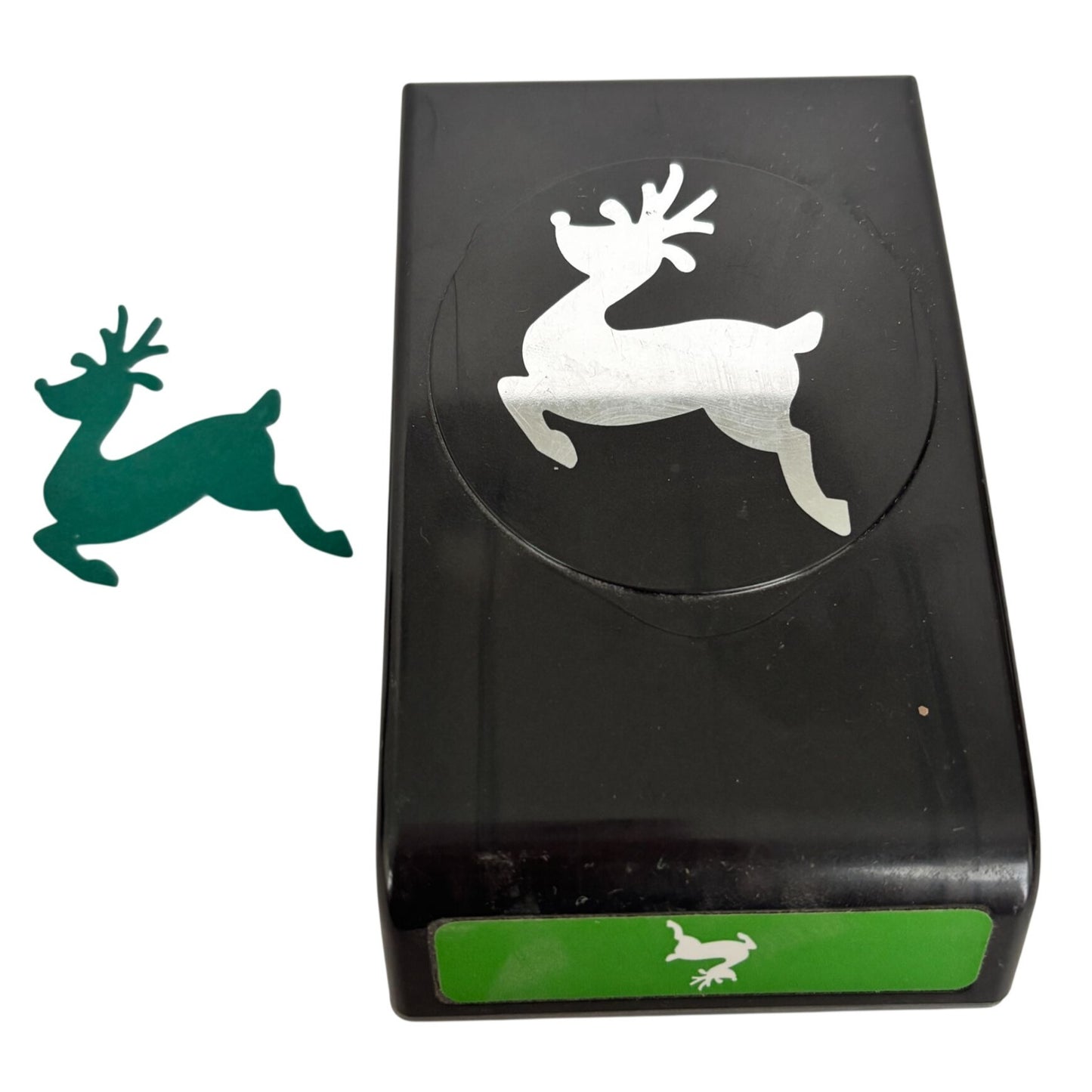 EK Success Paper Punch Reindeer Christmas Card Making Rudolph Deer Craft Holiday Decor Scrapbooking