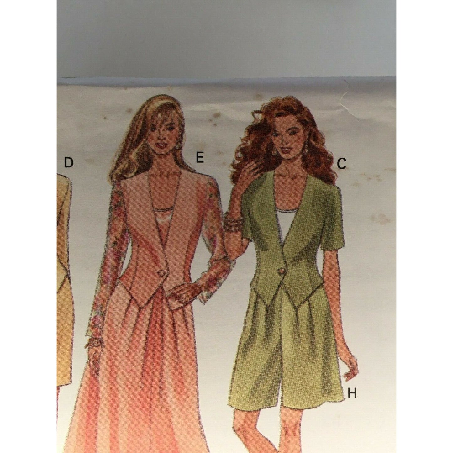 Butterick Sewing Pattern 6162 Career Skirt Suit Jacket Shorts Blazer UC 6 8 10