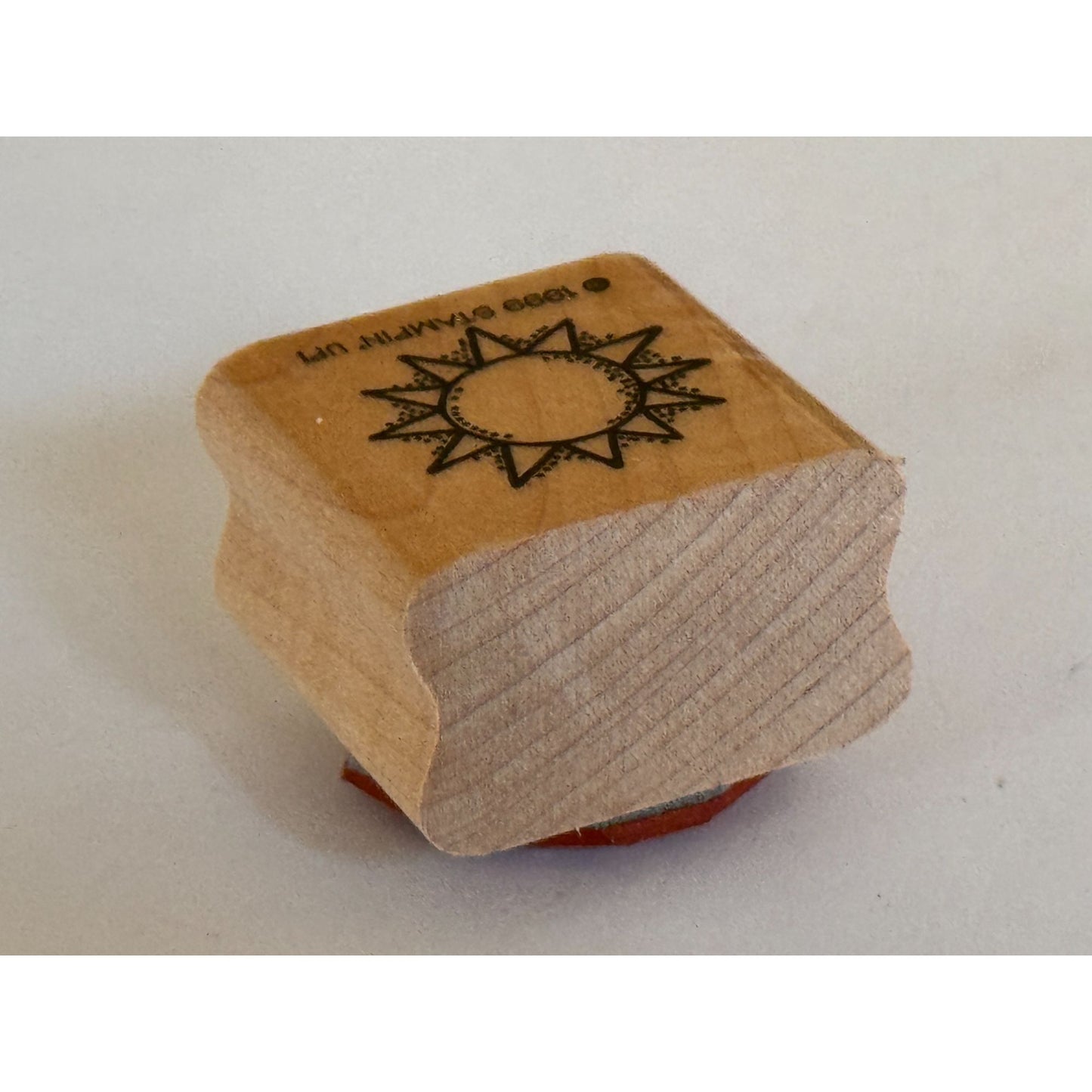 Stampin Up Rubber Stamp Sunshine Sun Shape Sky Nature Card Making Wood Mounted
