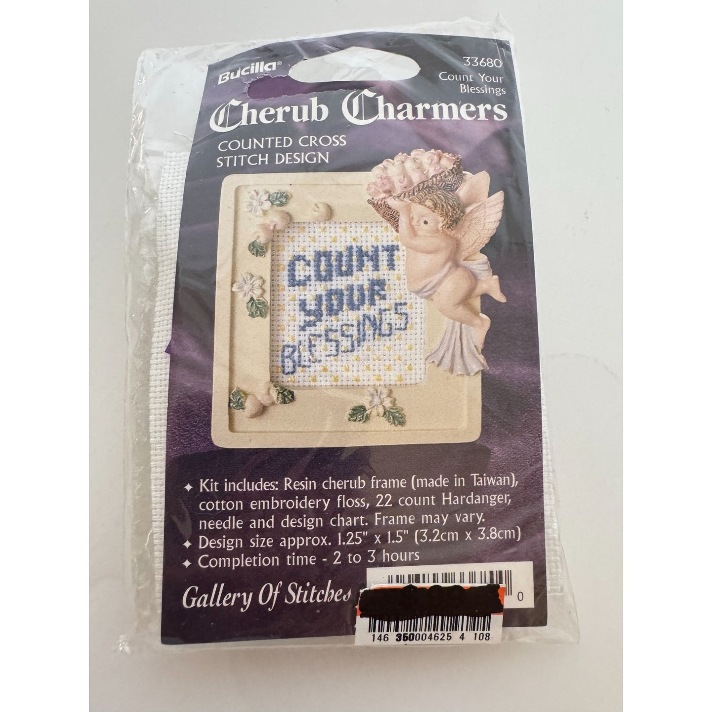 Bucilla Cherub Charmers Counted Cross Stitch Kit Angel Count Your Blessings