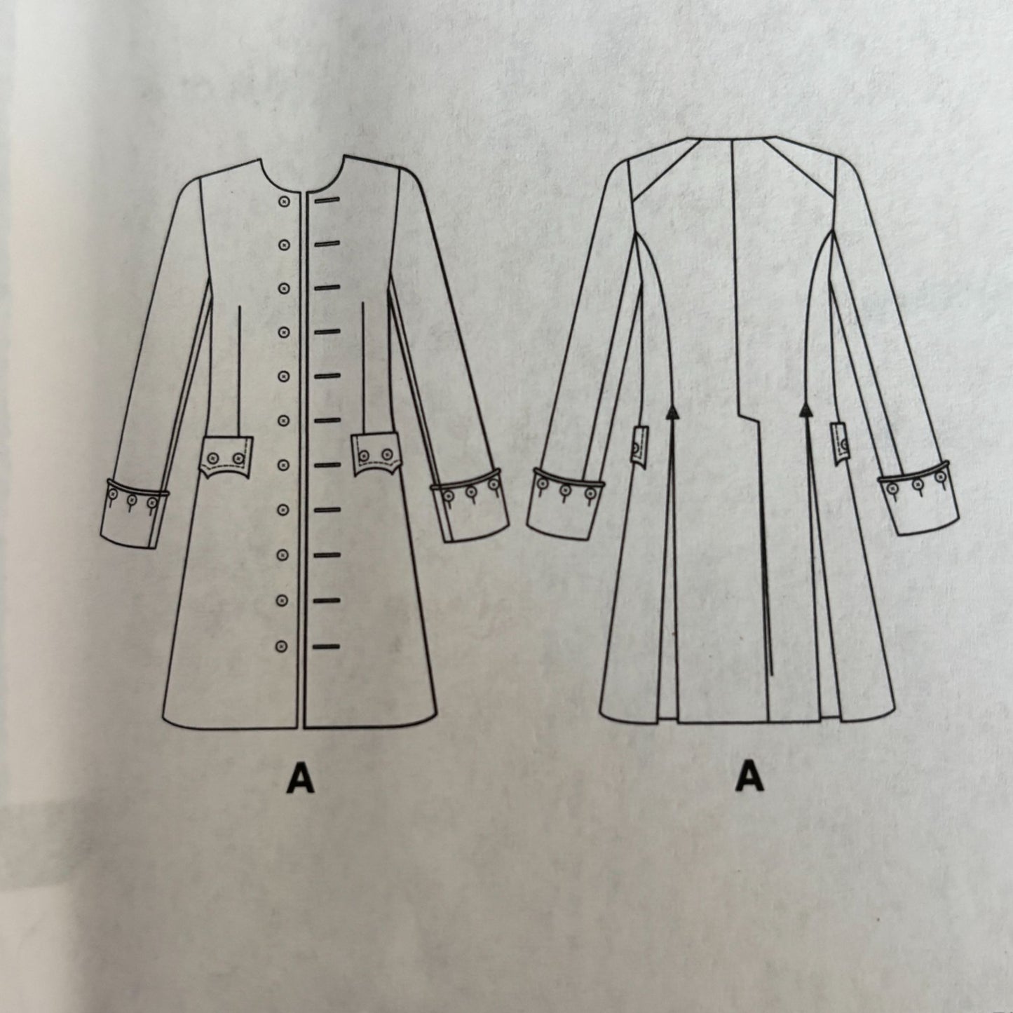 McCalls Sewing Pattern M7762 Outlander Coat Costume Mens Highland 38-44 Uncut