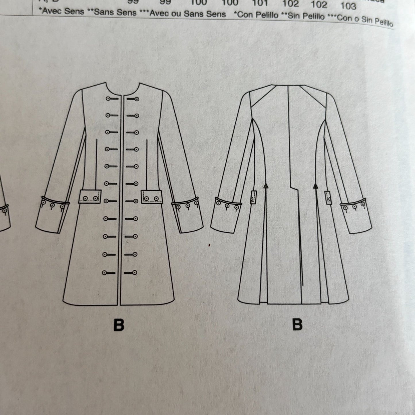 McCalls Sewing Pattern M7762 Outlander Coat Costume Mens Highland 38-44 Uncut