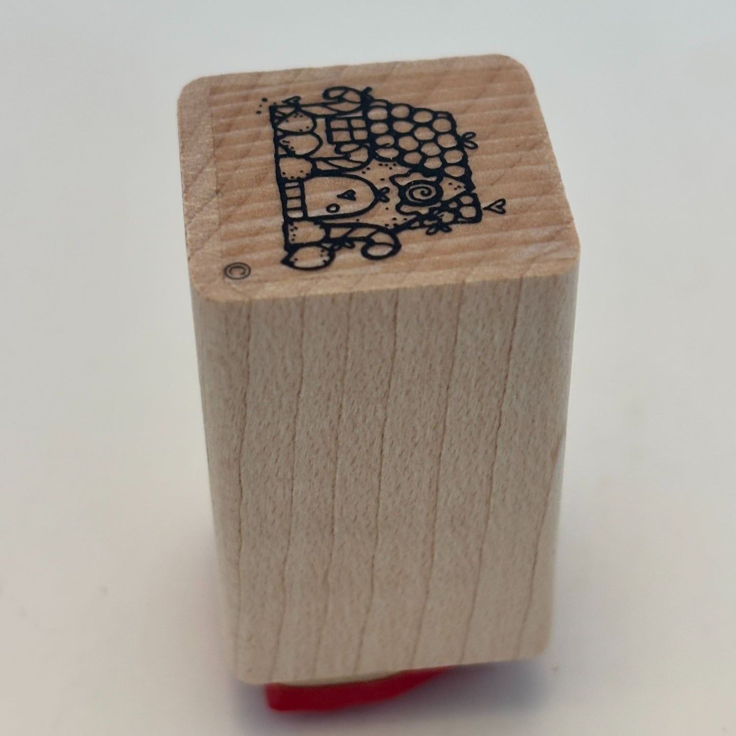 DOTS Rubber Stamp Christmas Gingerbread House Candy Gift Tag Card Making 1 Inch