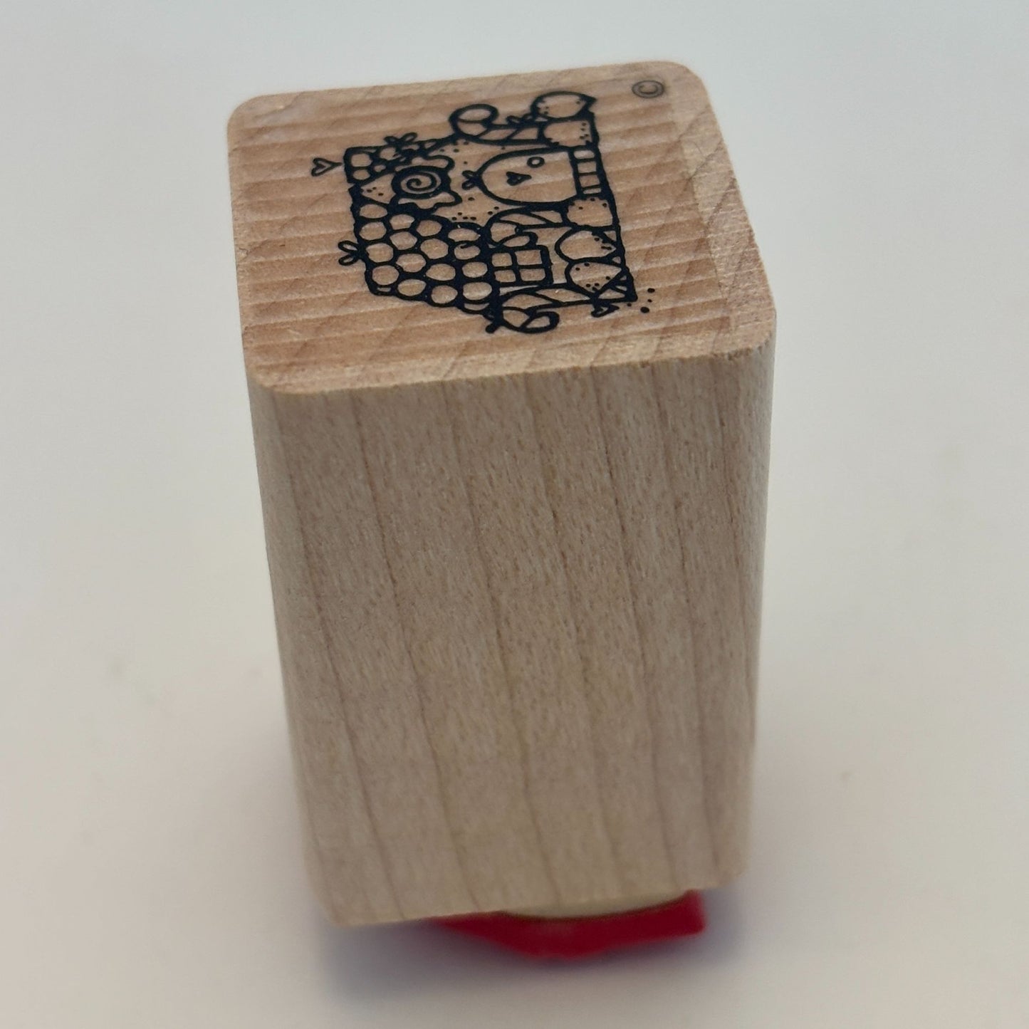 DOTS Rubber Stamp Christmas Gingerbread House Candy Gift Tag Card Making 1 Inch