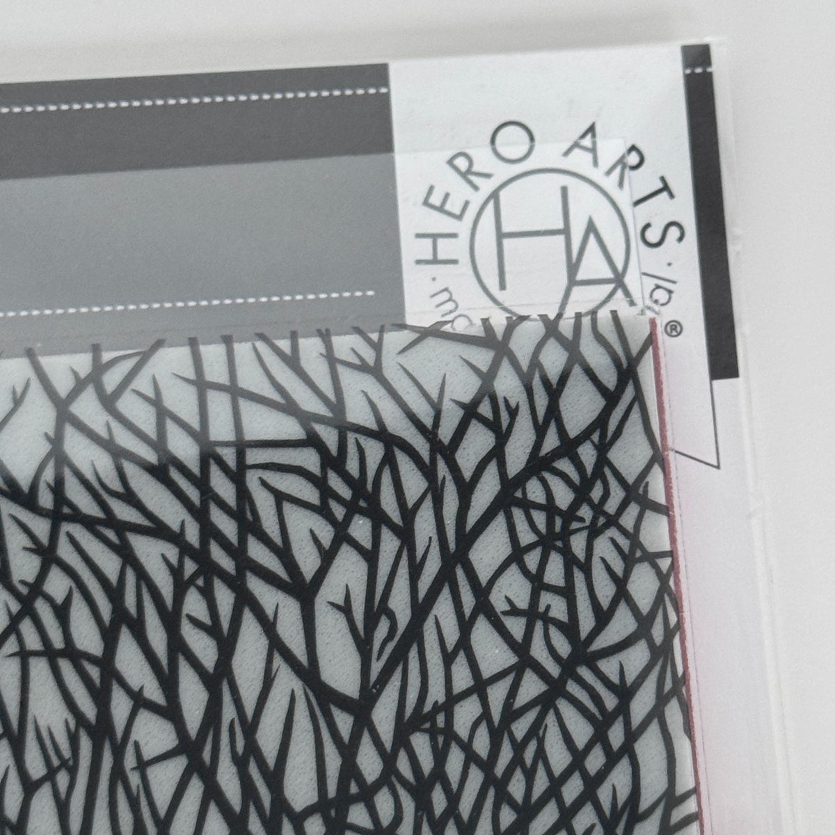 Hero Arts Bold Prints Cling Stamp Bare Branched Tree Background Card Making 6 in