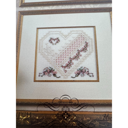 Cross N Patch Hardanger Needlework Pattern Booklet Heart Of My Heart 102 Seasons
