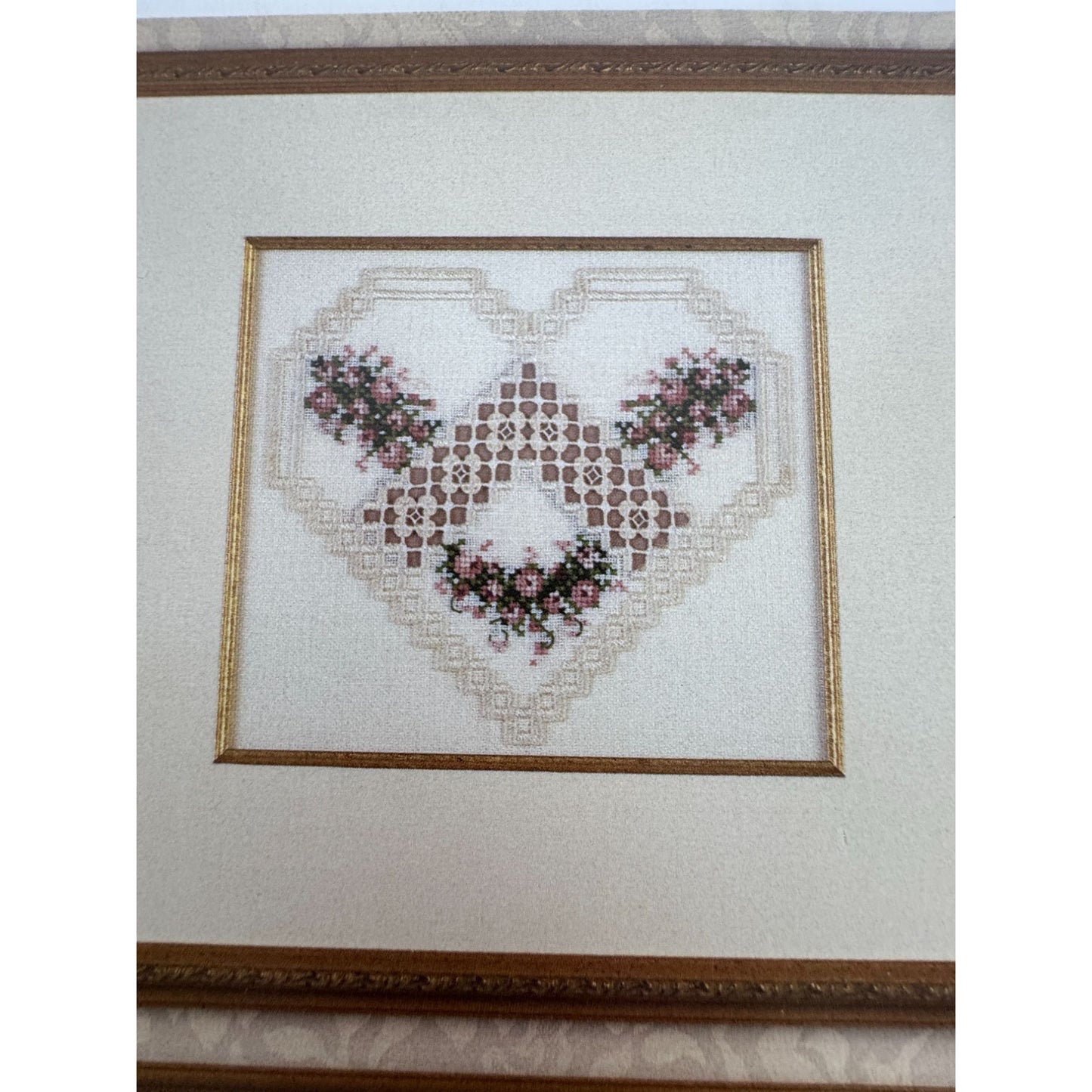 Cross N Patch Hardanger Needlework Pattern Booklet Heart Of My Heart 102 Seasons