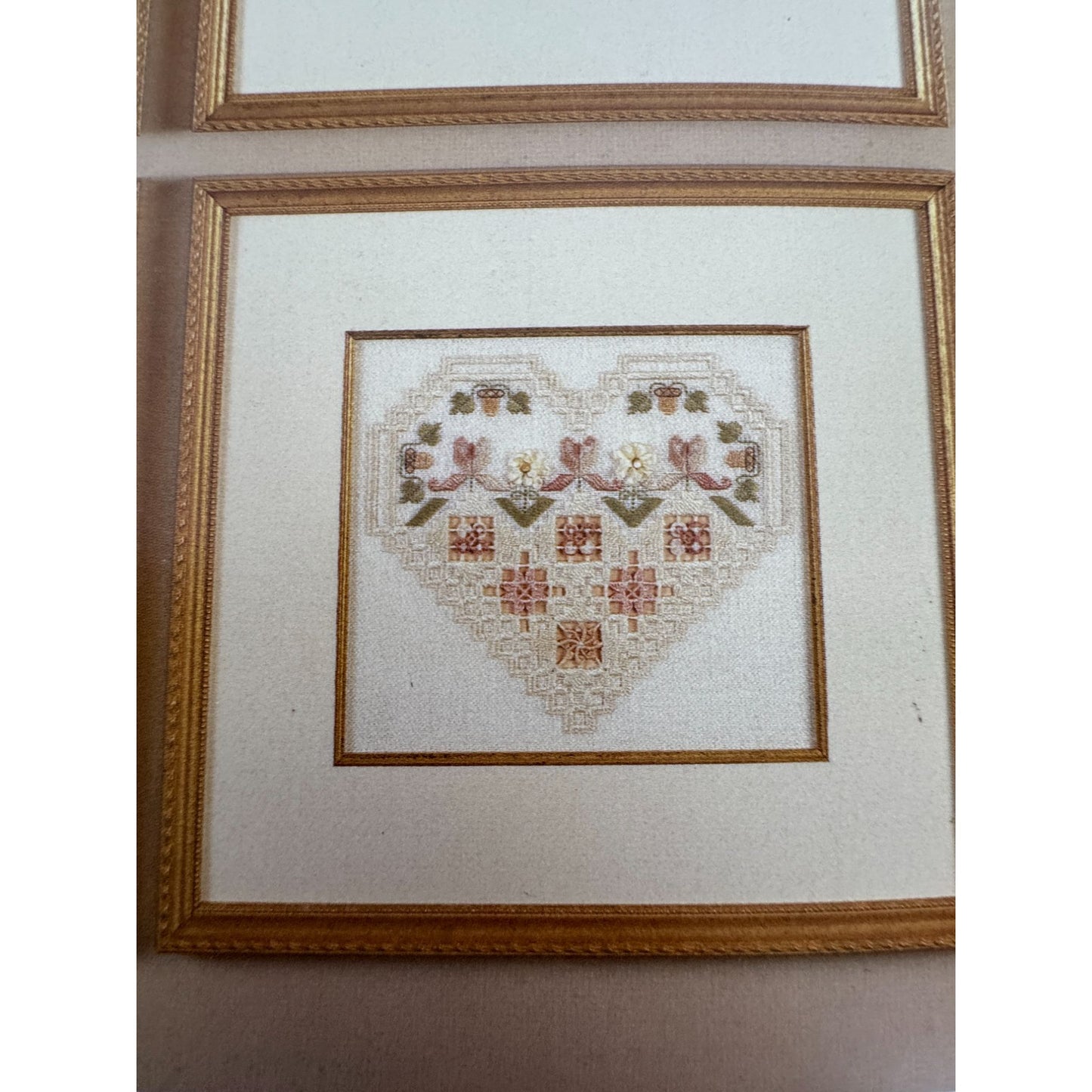 Cross N Patch Hardanger Needlework Pattern Booklet Heart Of My Heart 102 Seasons