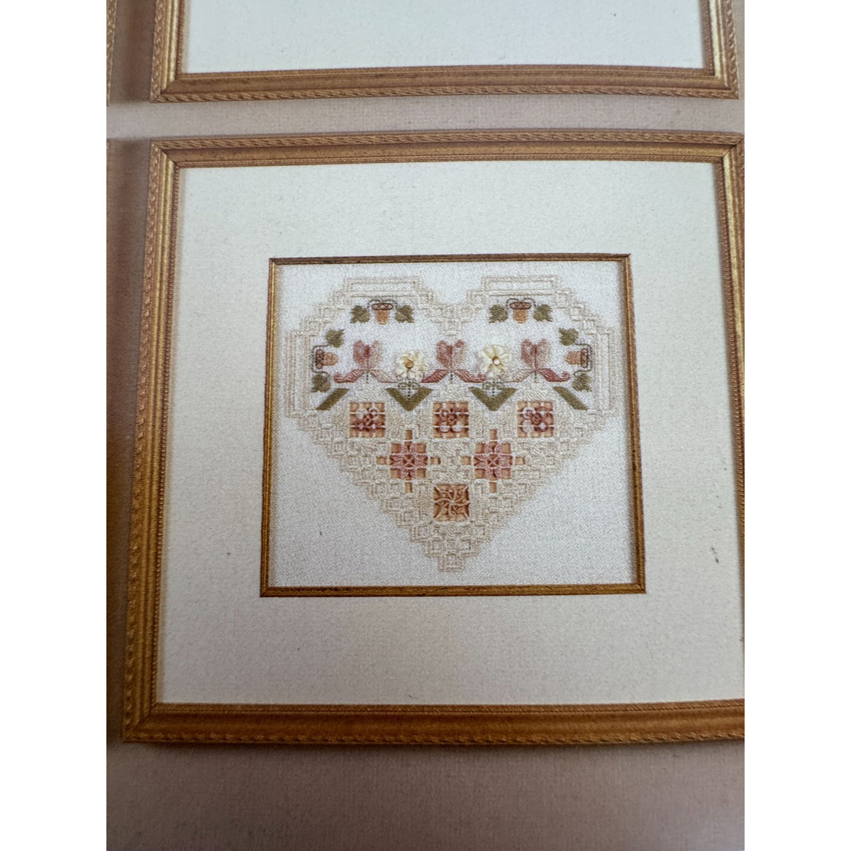 Cross N Patch Hardanger Needlework Pattern Booklet Heart Of My Heart 102 Seasons