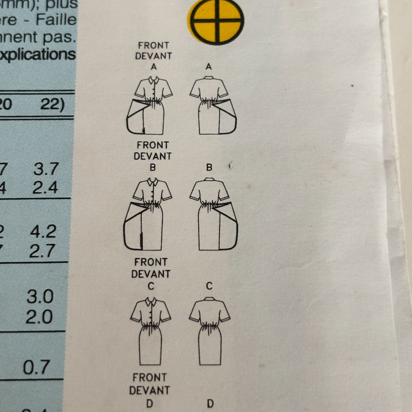 Butterick Sewing Pattern 6787 1990s Dress Suit Corporate Core Easy 6 8 10 Uncut