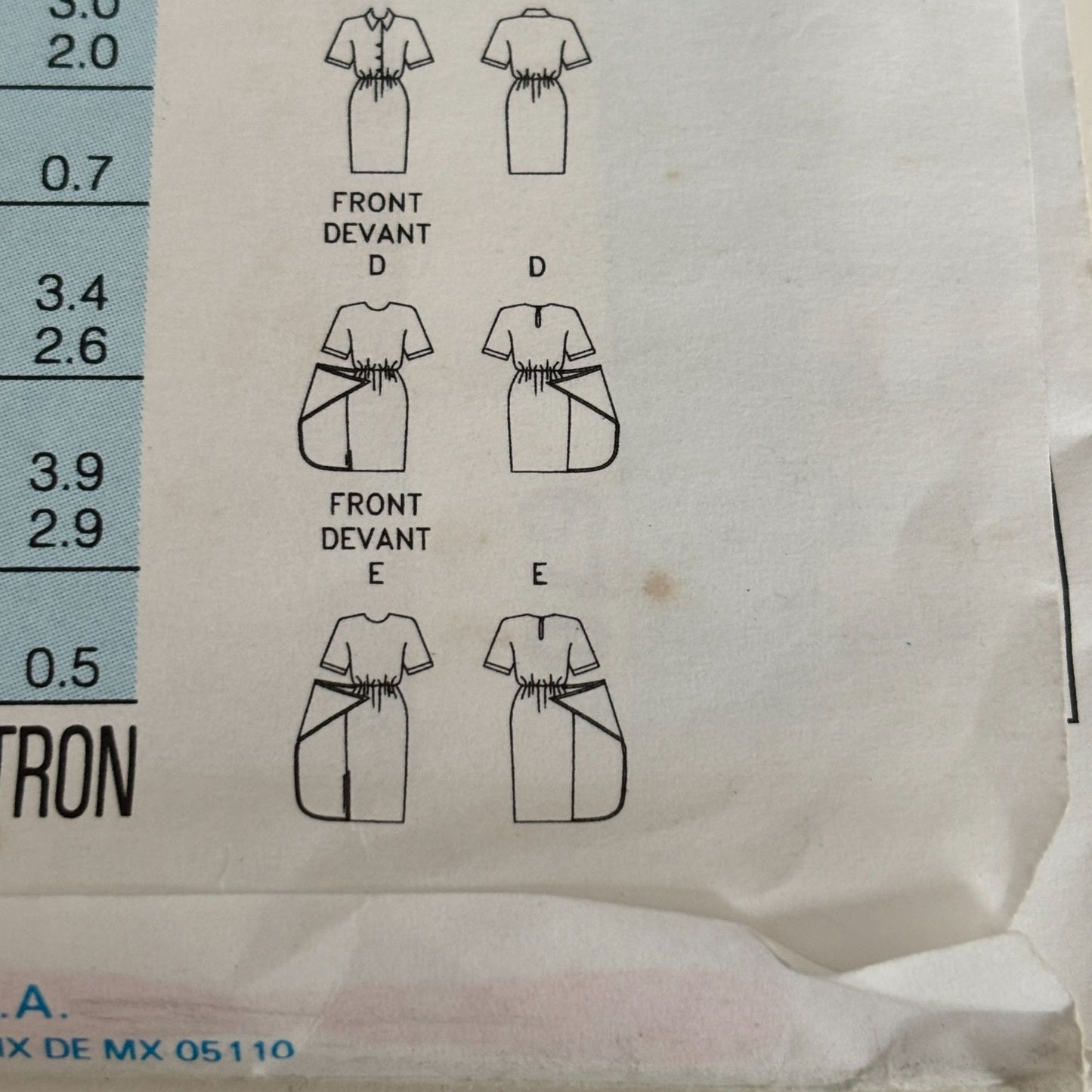Butterick Sewing Pattern 6787 1990s Dress Suit Corporate Core Easy 6 8 10 Uncut