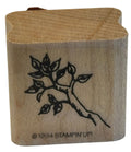 Stampin Up Rubber Stamp Tree Branch Nature Spring Leaves Leaf Cardmaking Craft