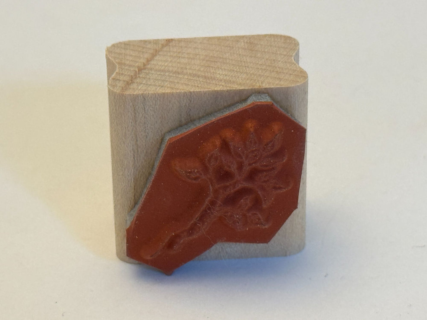 Stampin Up Rubber Stamp Tree Branch Nature Spring Leaves Leaf Cardmaking Craft