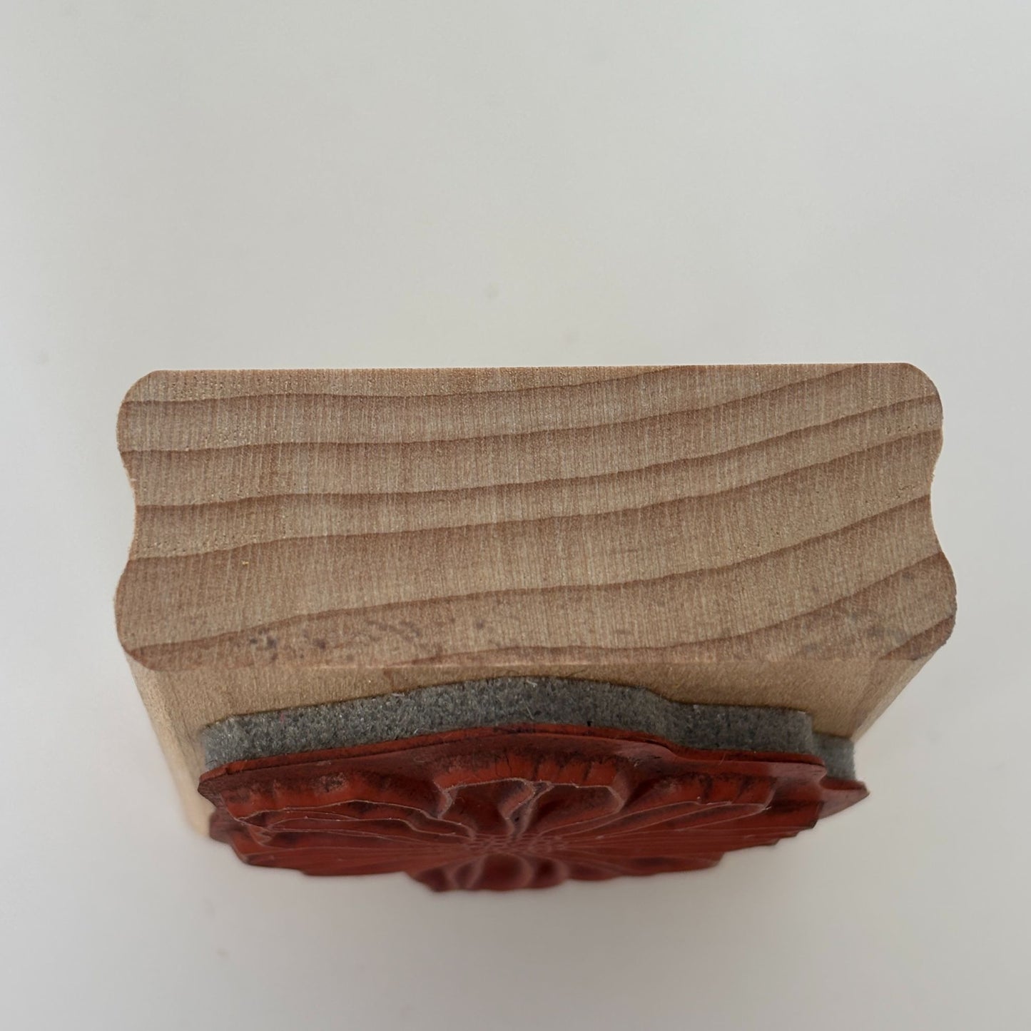 Stampin Up Wood Mounted Rubber Stamp Flower Garden Floral Nature Card Making