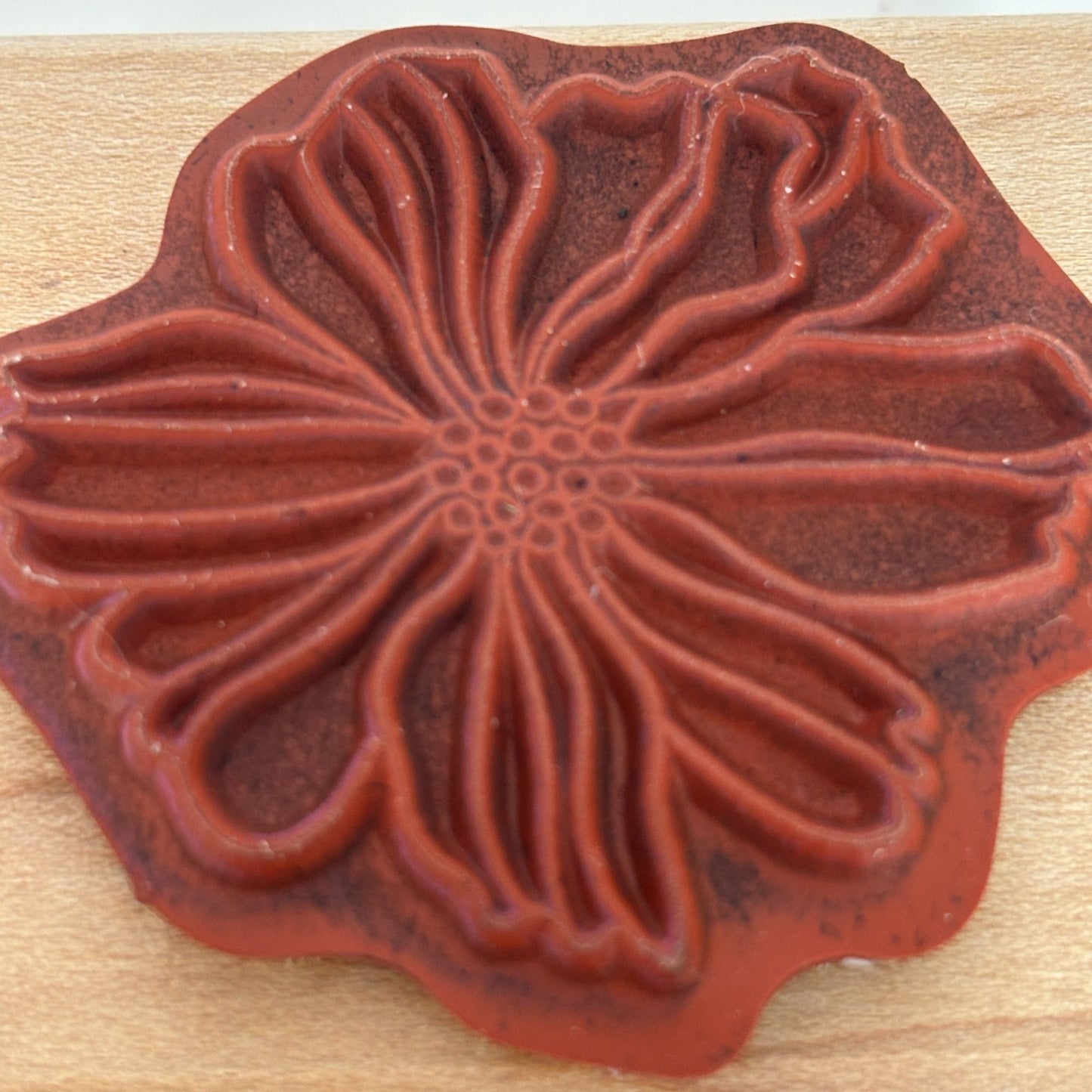 Stampin Up Wood Mounted Rubber Stamp Flower Garden Floral Nature Card Making