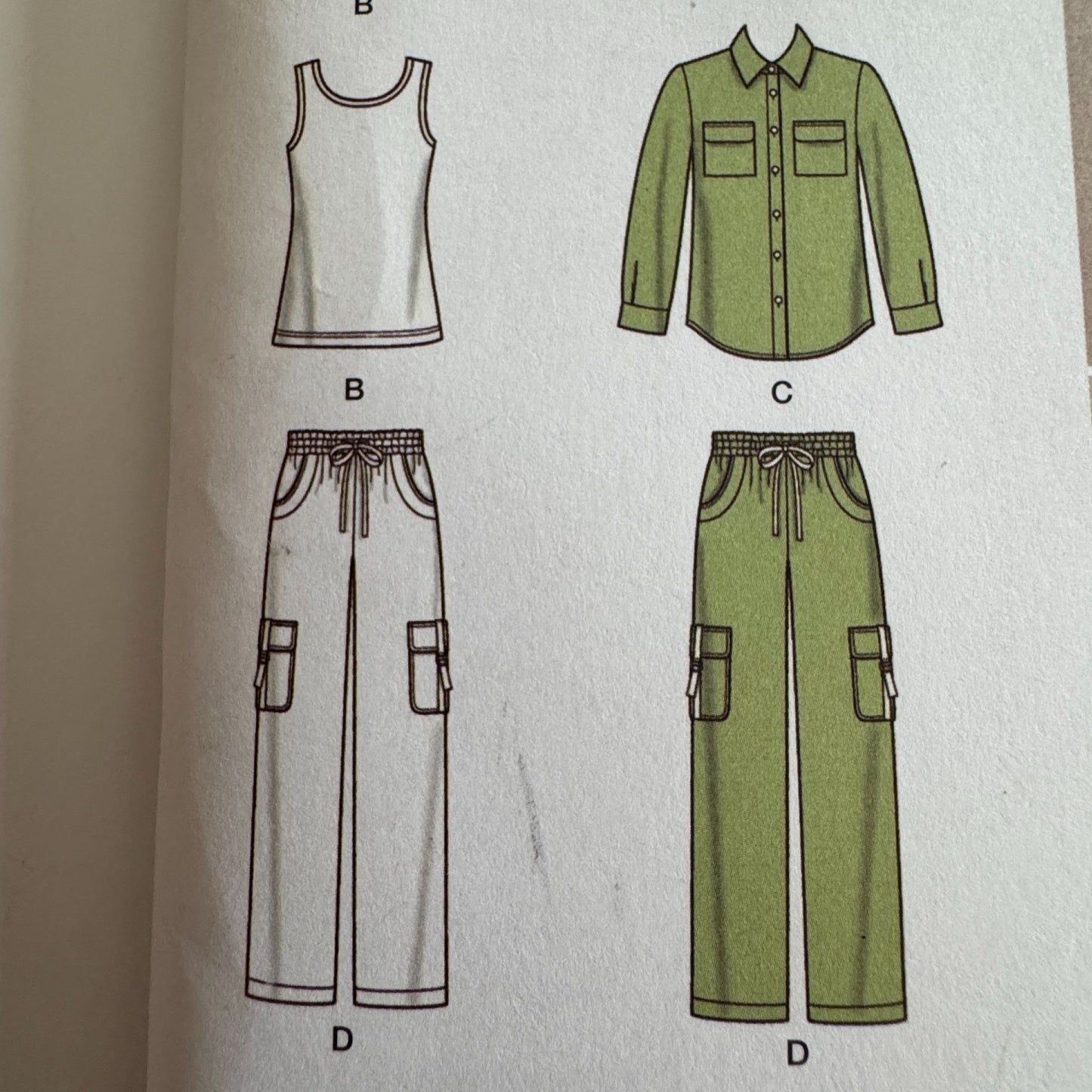 Simplicity Sewing Pattern 2189 Dress Top Pants Shirt Women Plus Size 20W-28W UC