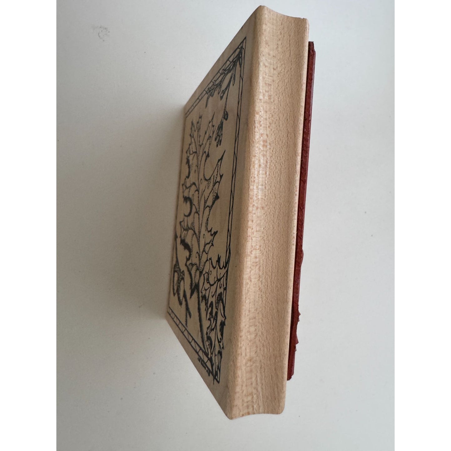 Northwoods Rubber Stamp Acorn Oak Leaf Large Fall NatureThanksgiving Card Making