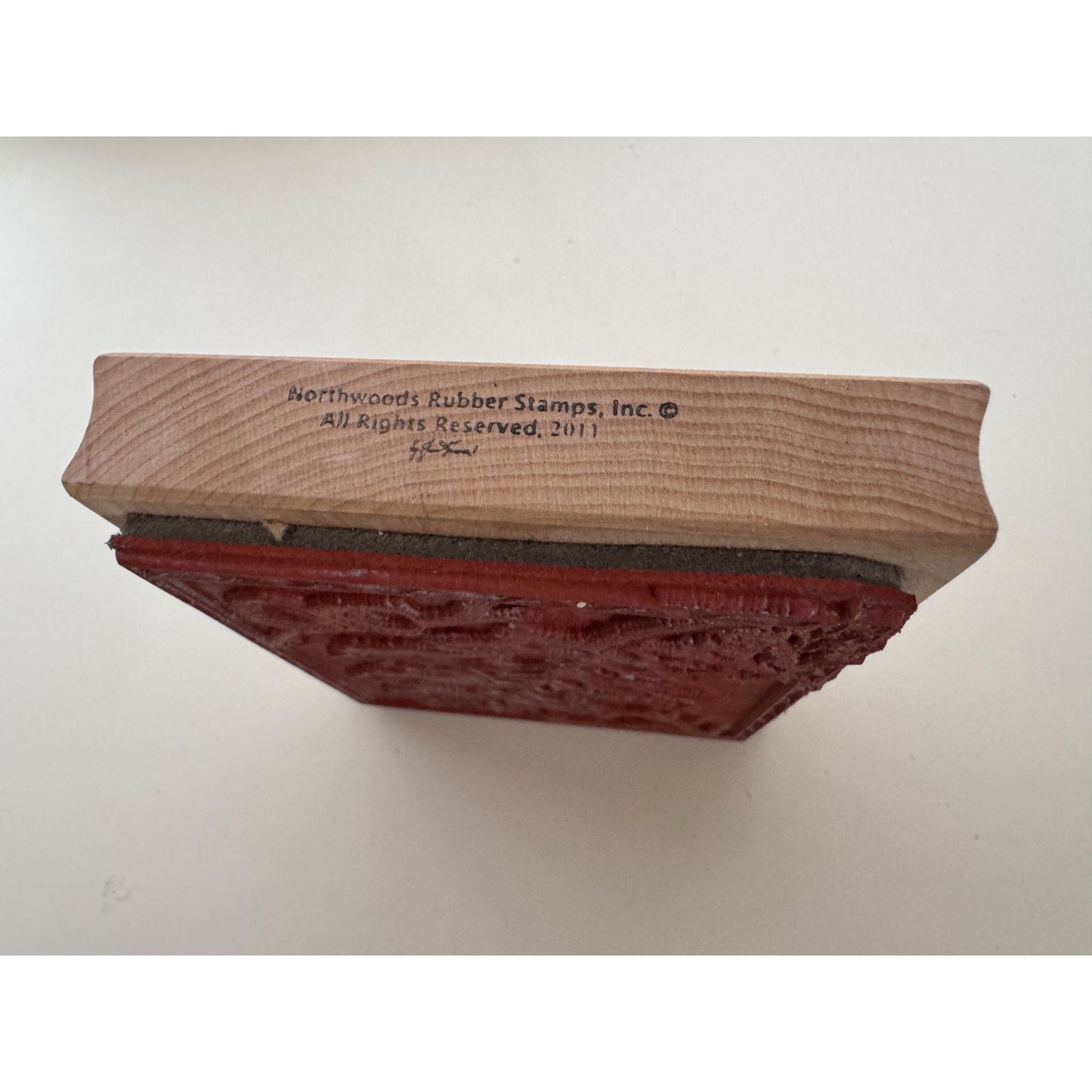Northwoods Rubber Stamp Acorn Oak Leaf Large Fall NatureThanksgiving Card Making