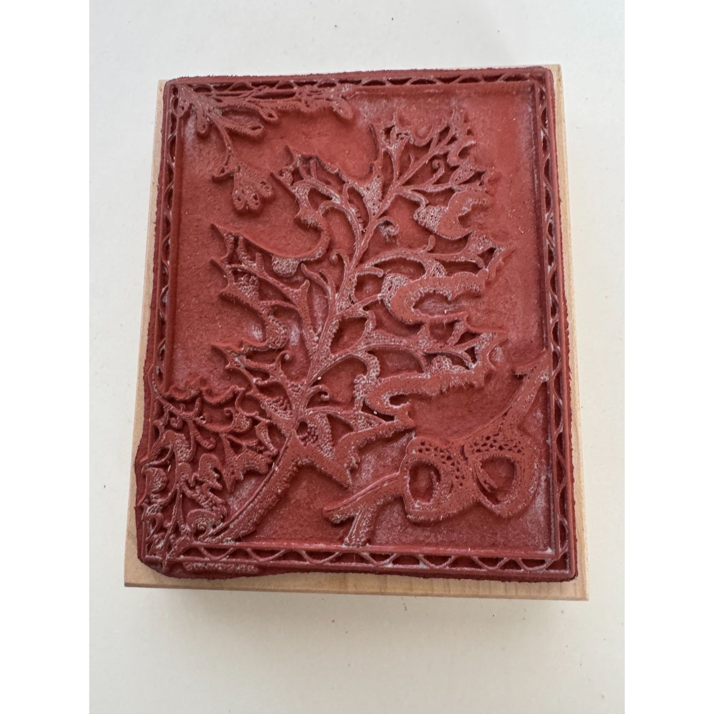 Northwoods Rubber Stamp Acorn Oak Leaf Large Fall NatureThanksgiving Card Making