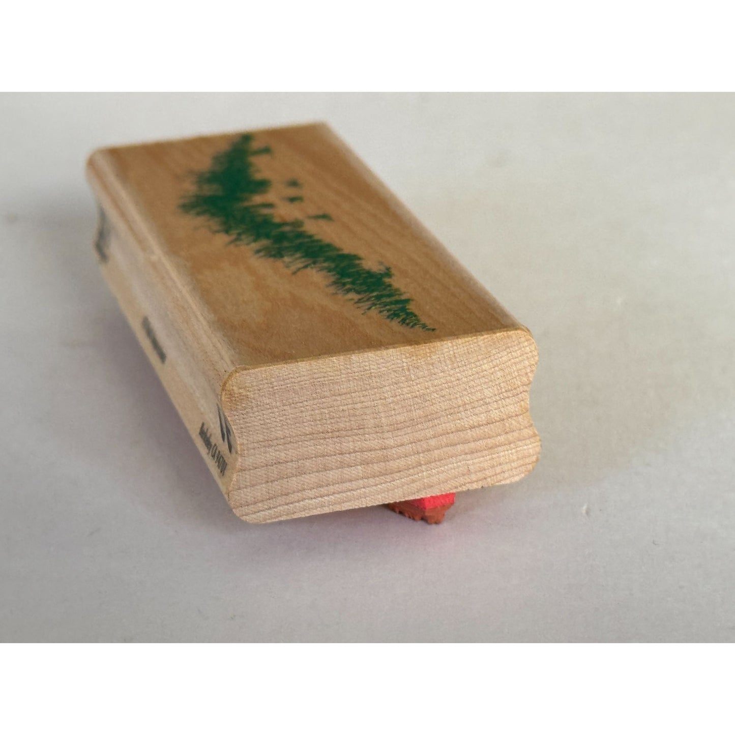 Rubber Stampede Rubber Stamp Hilltop Grass Posh Impressions Landscape Maker Wood