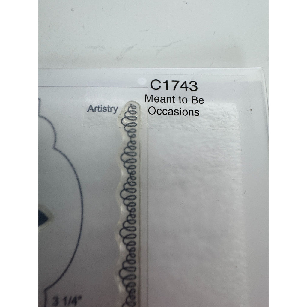 CTMH My Acrylix Acrylic Stamp Set Meant to Be Mr and Mrs Anniversary Card Making