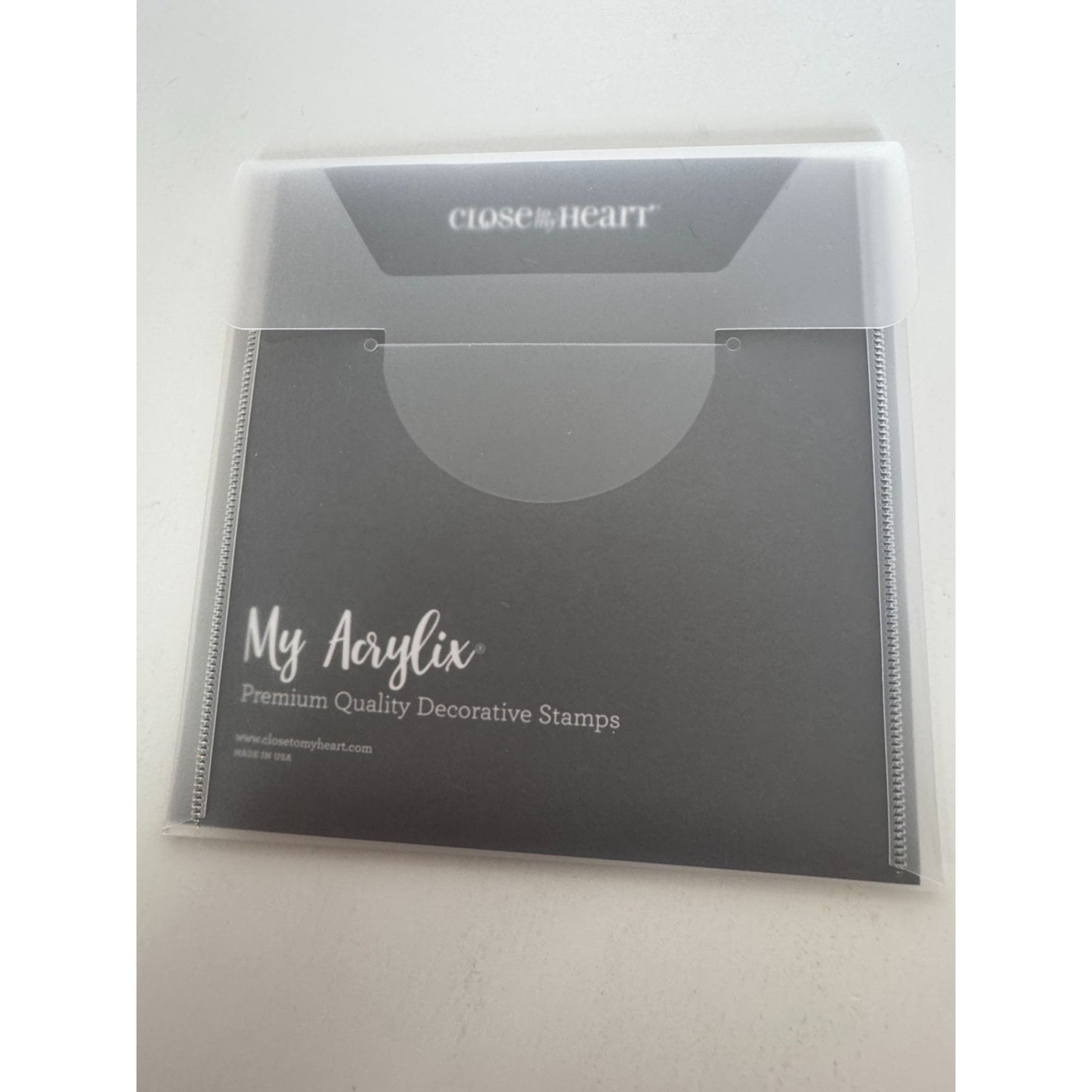 CTMH My Acrylix Acrylic Stamp Set Meant to Be Mr and Mrs Anniversary Card Making