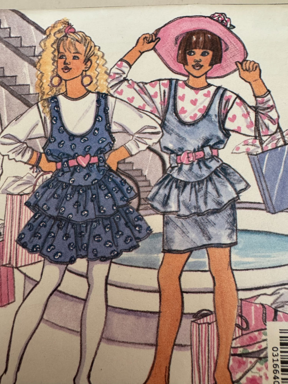 Butterick Sewing Pattern 5080 Busybodies Girls Jumper Jumpsuit Shirt Easy 7 8 10