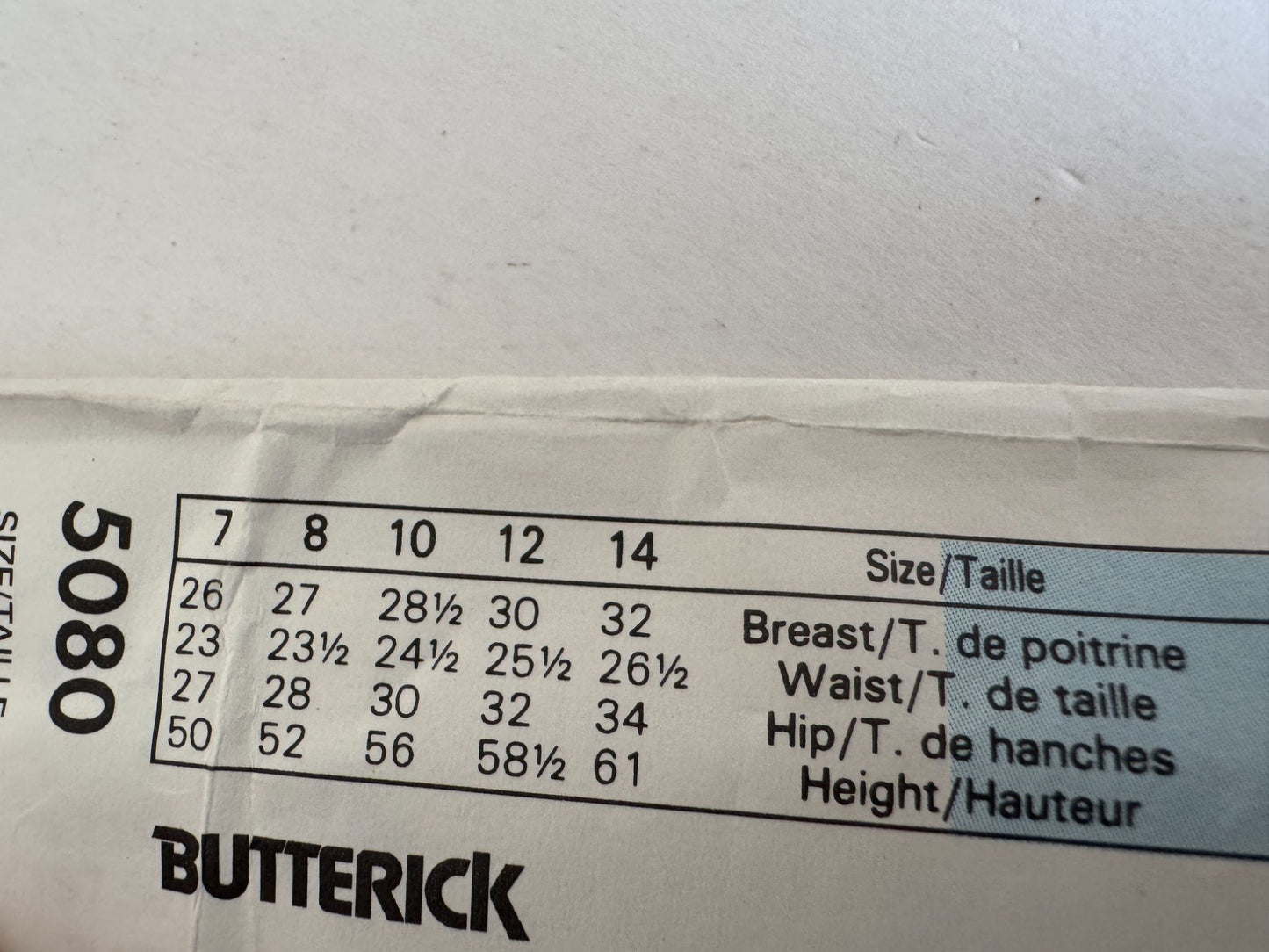 Butterick Sewing Pattern 5080 Busybodies Girls Jumper Jumpsuit Shirt Easy 7 8 10