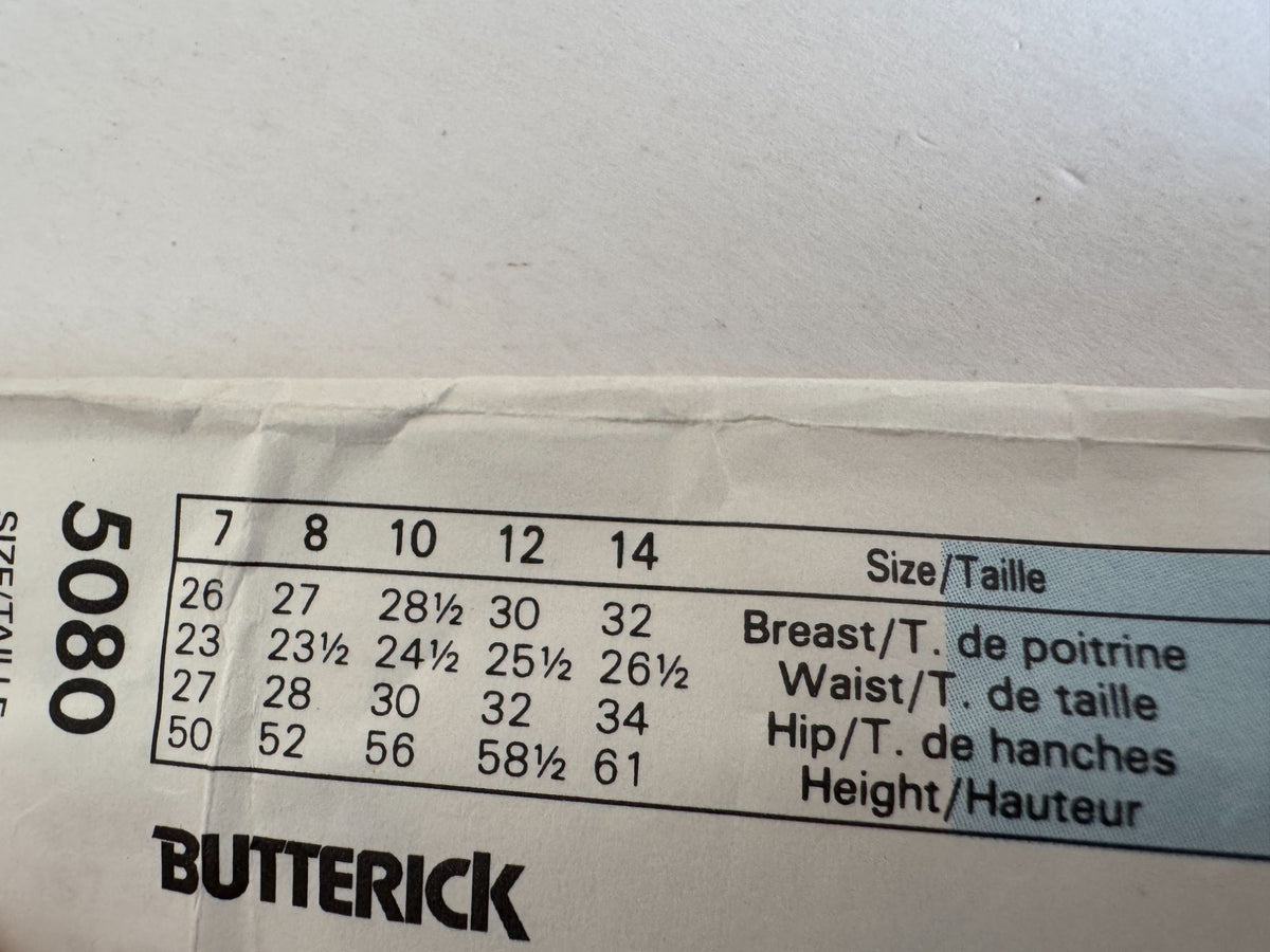 Butterick Sewing Pattern 5080 Busybodies Girls Jumper Jumpsuit Shirt Easy 7 8 10