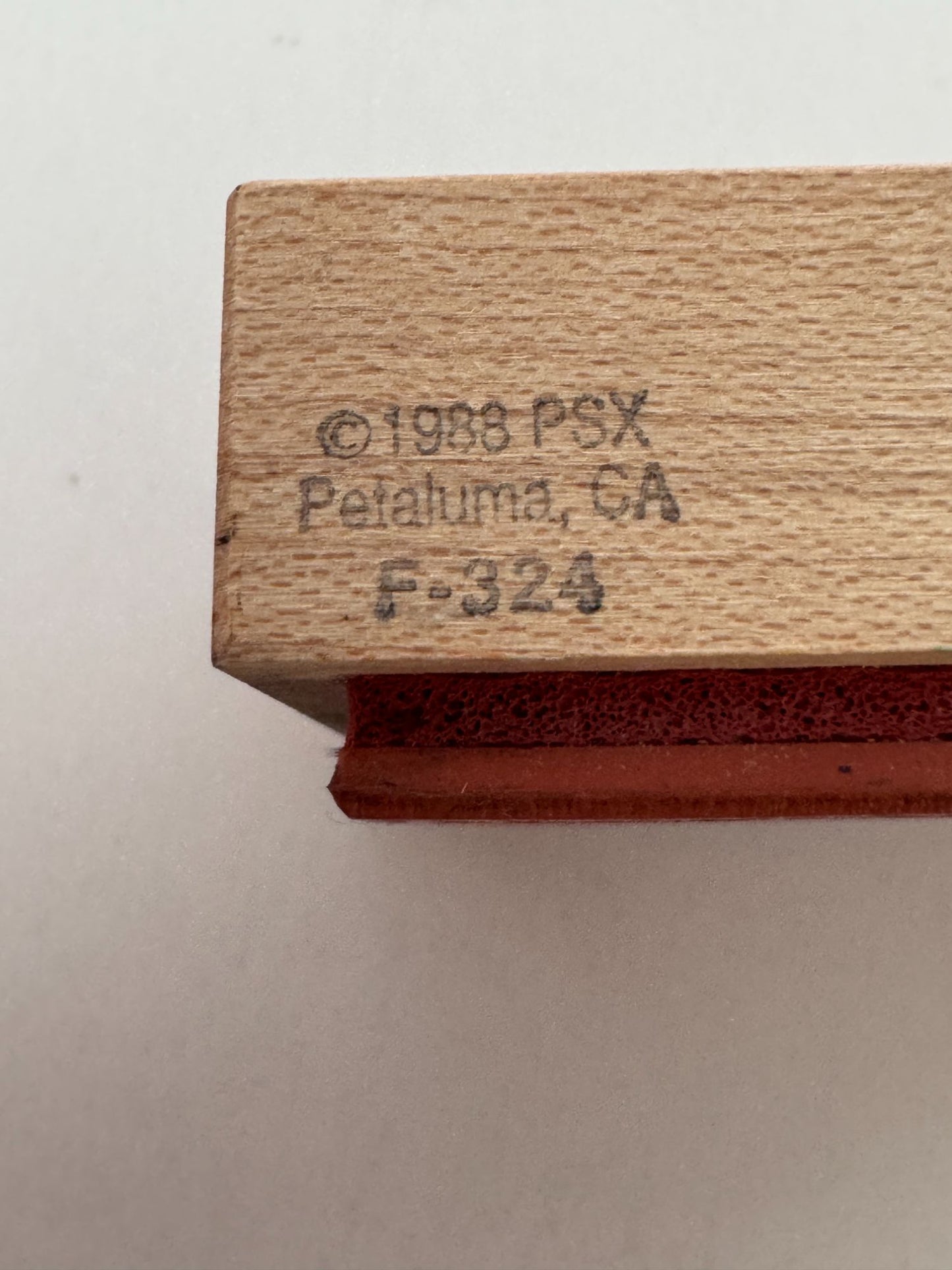 PSX Rubber Stamp All Hearts Come Home for Christmas Sleigh Winter Holidays F-324