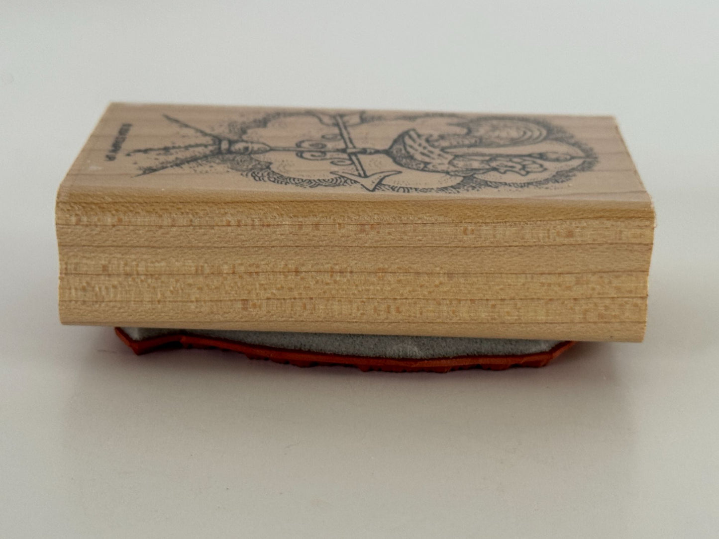 Stampin Up Wood Rubber Stamps Peaceful Pastoral Farm Barn Tractor Weather Vane