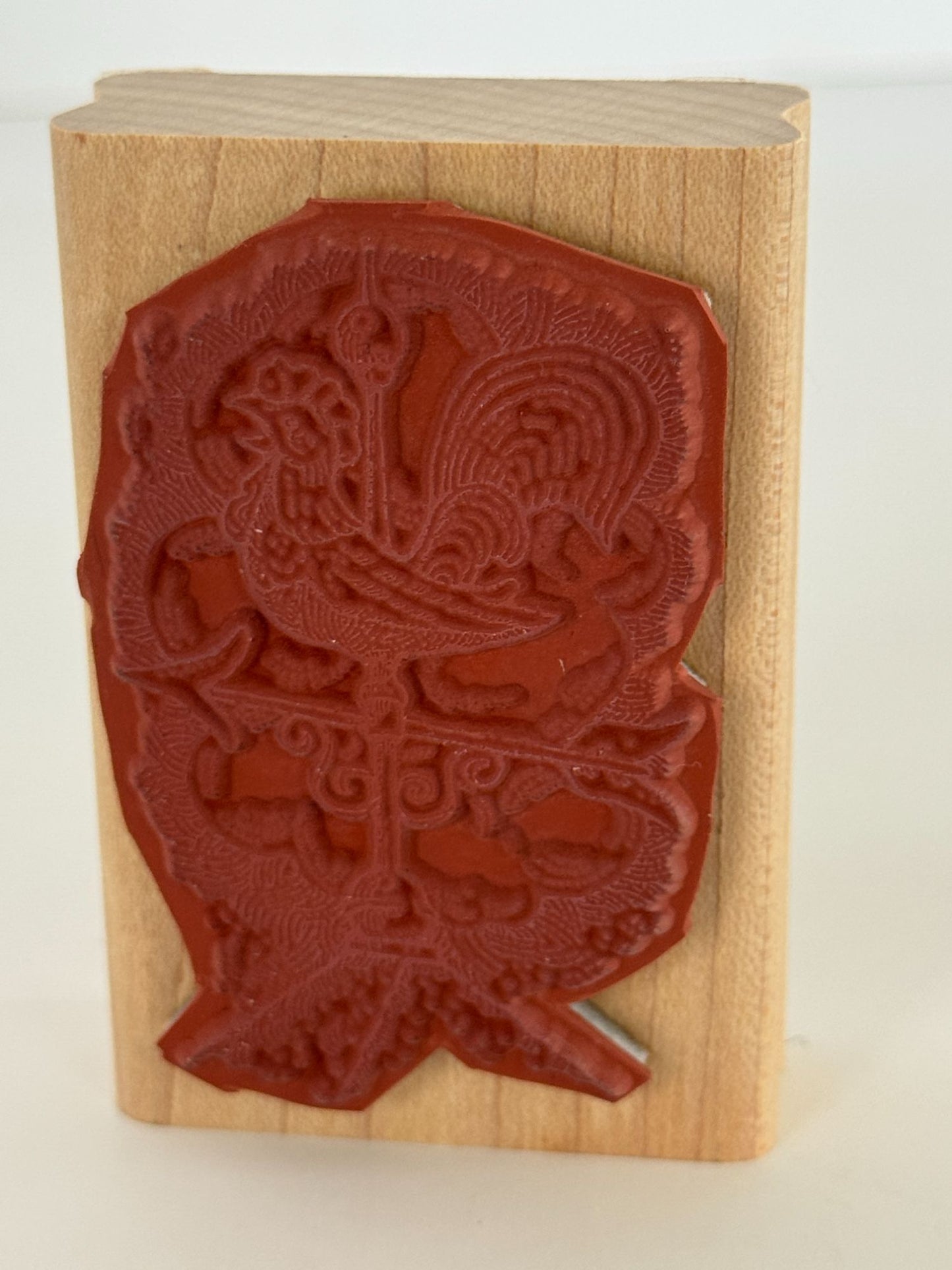Stampin Up Wood Rubber Stamps Peaceful Pastoral Farm Barn Tractor Weather Vane