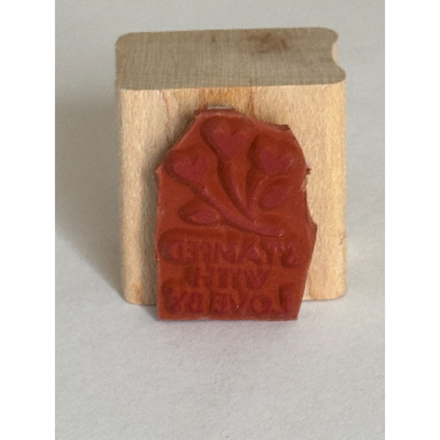 Stampin Up Rubber Stamp Stamped With Love By Stamping Hobby Card Making Crafter