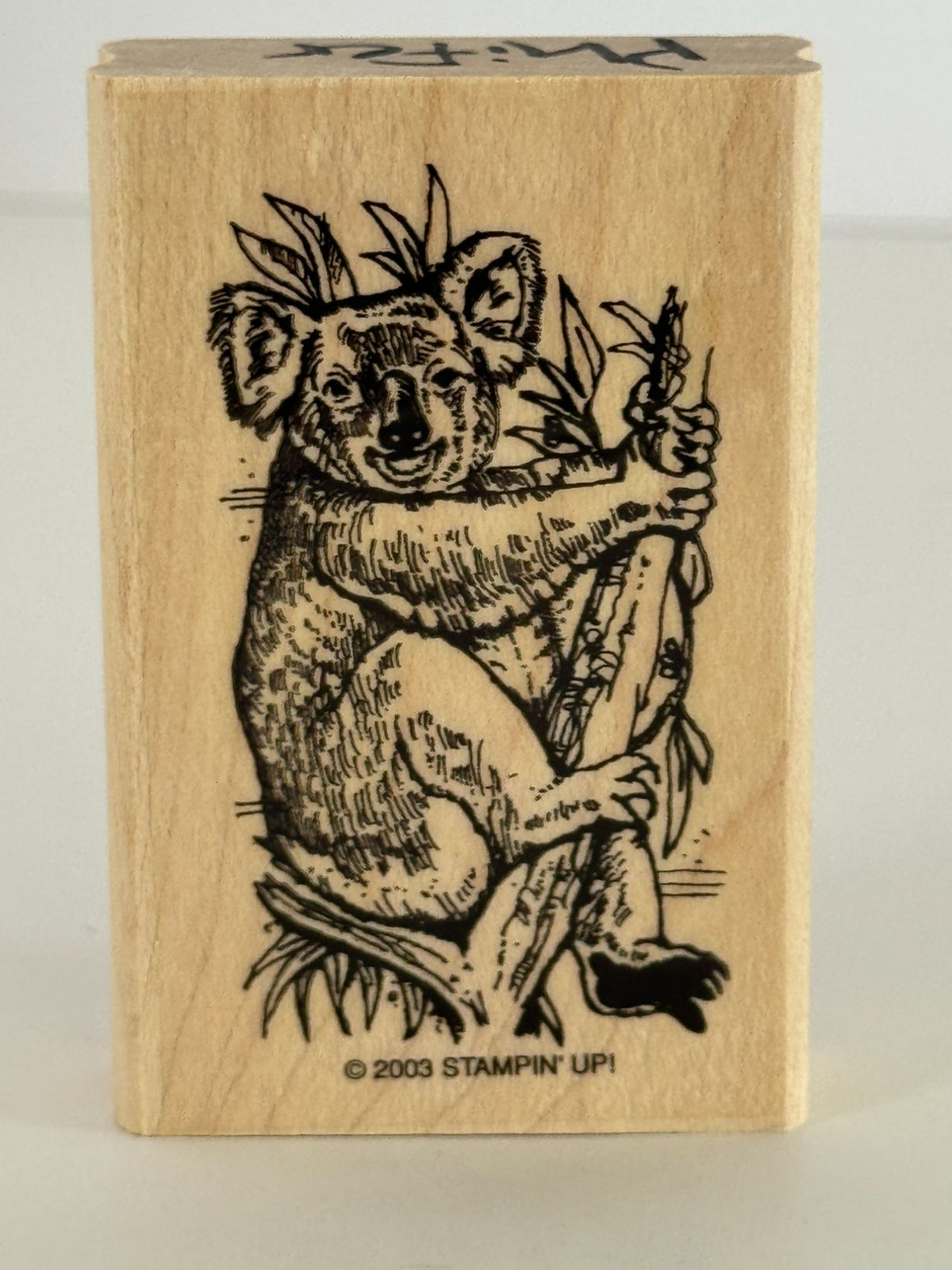 Stampin Up Rubber Stamps In the Outback Australian Kangaroo Koala Bear Platypus