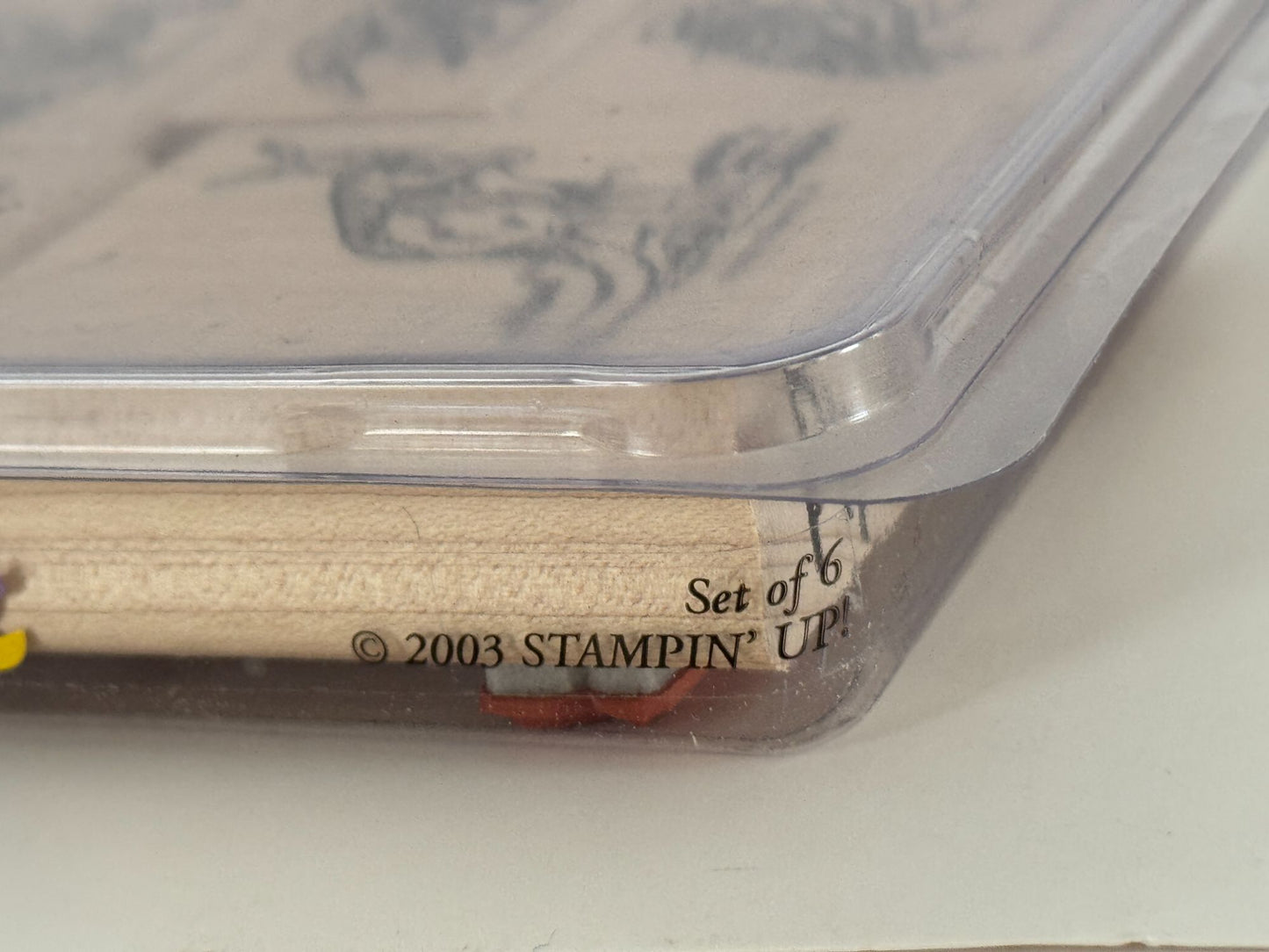 Stampin Up Rubber Stamps In the Outback Australian Kangaroo Koala Bear Platypus