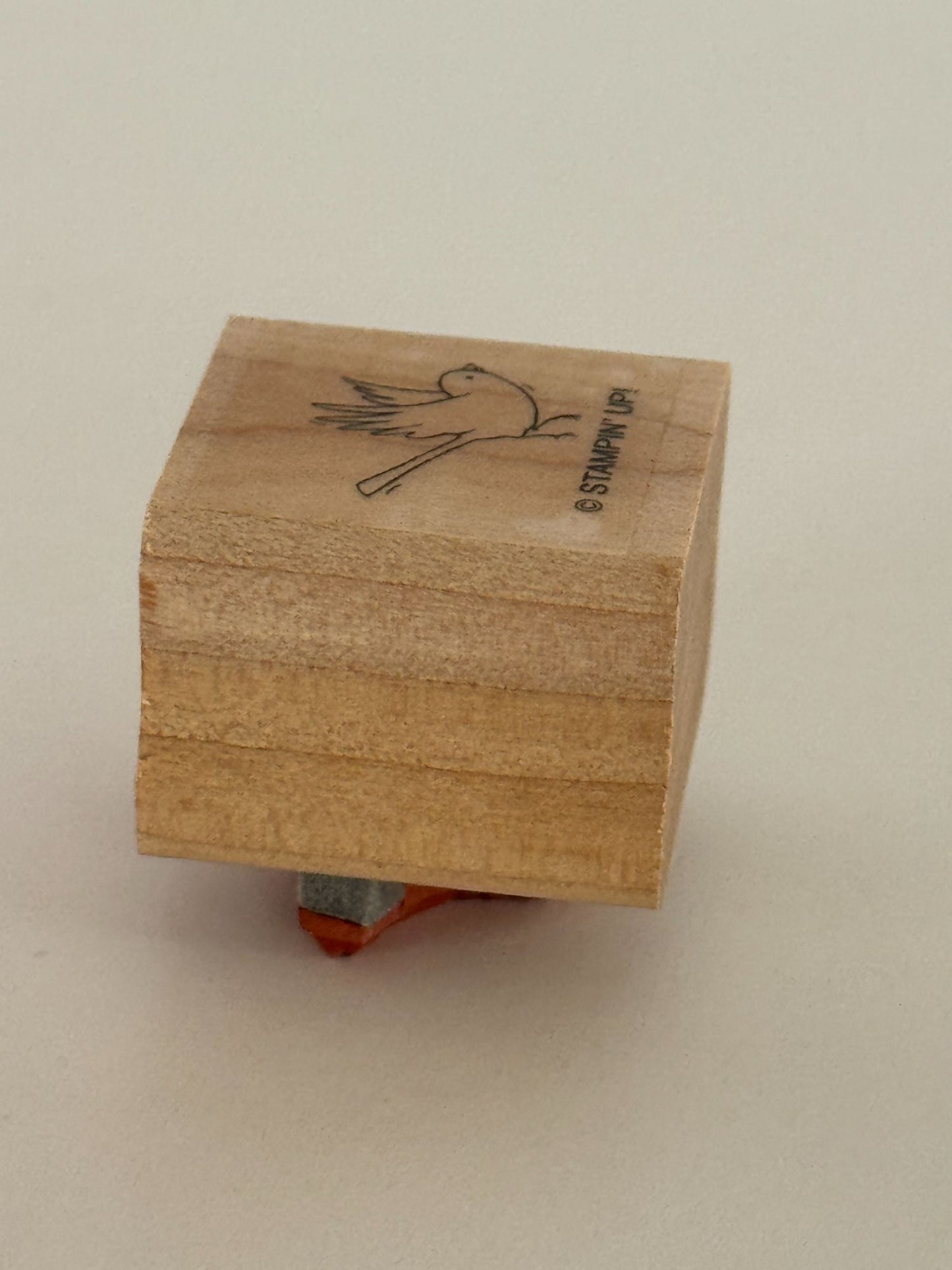 Stampin Up Rubber Stamp Small Bird Woodland Creature Animal Spring Card Making